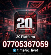 اشتراكات 20 Platform • ايفون ايباد • ١٠٠٠٠ قناة