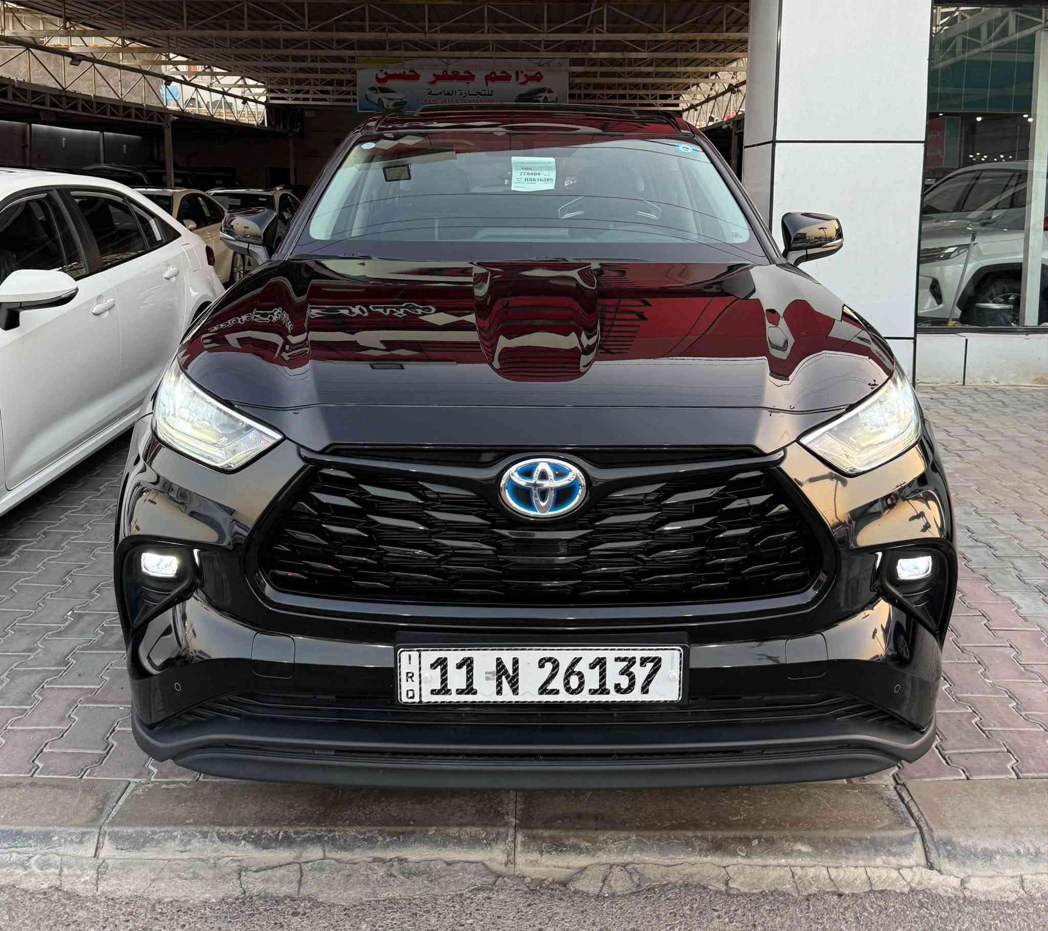 تويوتا هايلاندر  GLE بلاك اديشن

ضمان ساز ( 2 سنوات او 40 الف كم صيانه مجانية ..
                 5 سنوات ضمان على المحرك والبطاريات..)

✨ المواصفات:
✔️ محرك 2500 هايبرد
✔️الموديل 2024
✔️ فور ويل AWD
✔️ فتحه سقف سلايت
✔️ رادار امامي + تحديد مسار 
✔️ مقاعد جلد اسود
 ✔️ صندوك كهربائي
✔️ كرسي السائق كهرباء
✔️ حساسات خلفيه + امامية 
✔️ مري قابله للطي كهرباء
✔️ حمالات سقف + دواسات اصليه 
✔️ رنقات 18 إنش
✔️ لايت فول زينون + LED 
✔️ باقي المواصفات المعروفة من تويوتا

📌 الحالة: مستخدم نظيف جداً
📊 العداد: 9.000 كم فقط
🛡️ مكفولة بدون بارد او تبديل او صبغ

📍 العنوان: بغداد – معارض البياع / الشارع الرئيسي

📞 للحجز والاستفسار:
***********
***********
***********
***********

📮 لمعرفة السعر علق برقم (1)
