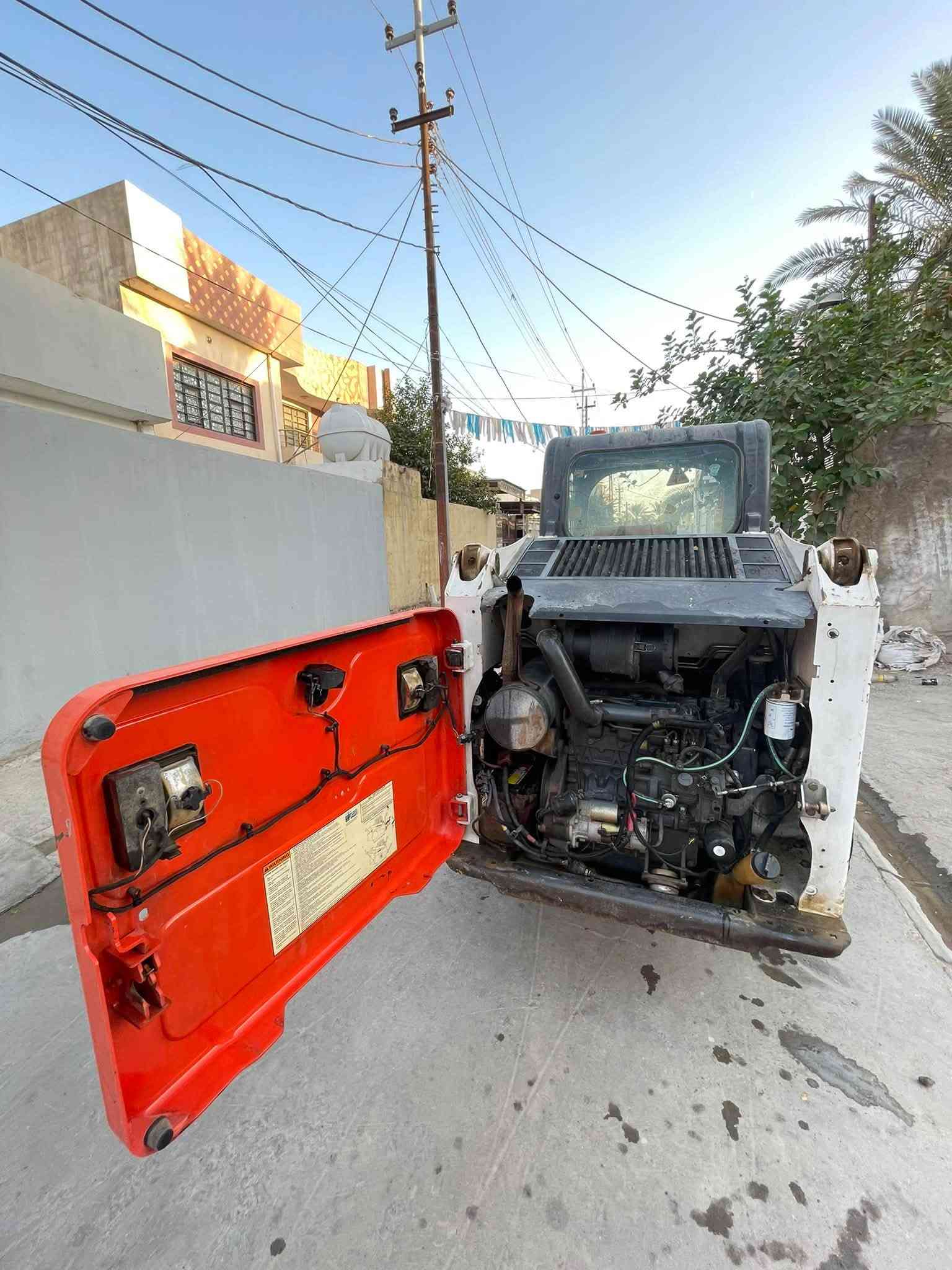 سلام عليكم شفل بوبكات حجم S450 مكينه جديده بمعنى الكلمة بس  البم ونوزل مفتوحات وباقي كفاله  تايرات جديد رقم سليمانيه تحويل ثاني يوم  مكان.ديالى ‭***********‬
