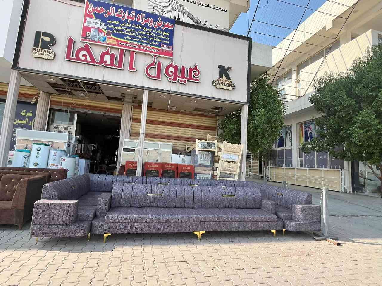 ديوان ٢٢ مقعد • اسود ابلوك • جديد