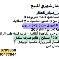 القاهرة الثانية • بناية ٢٤٣م • ٨+٢ شقق