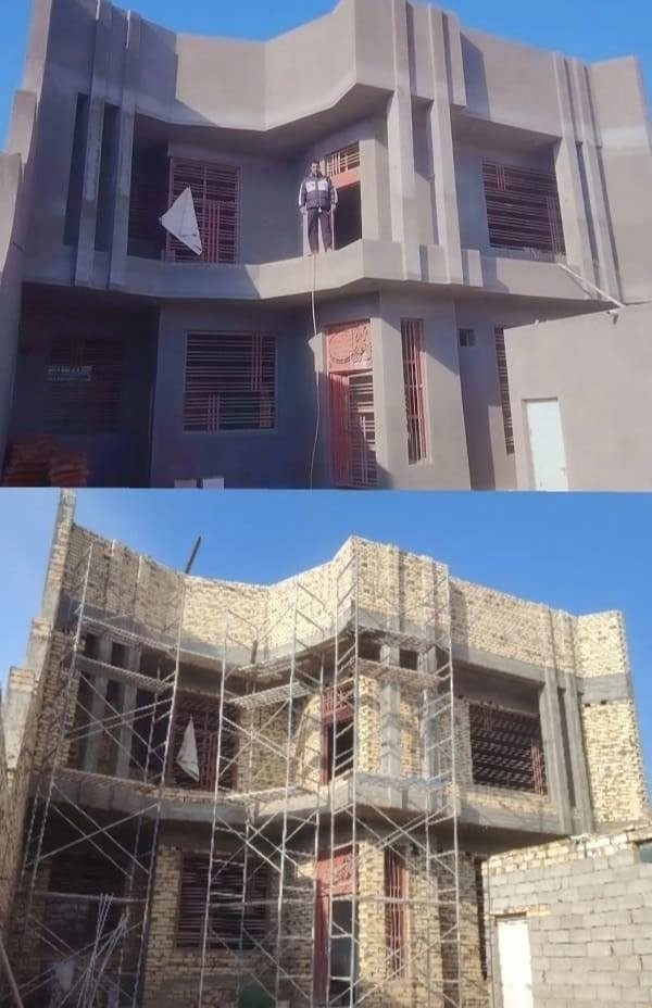 خلفه لبخ سمنت جراره ناعمه ونثر وجص وبورك *********** وتساب البصره
