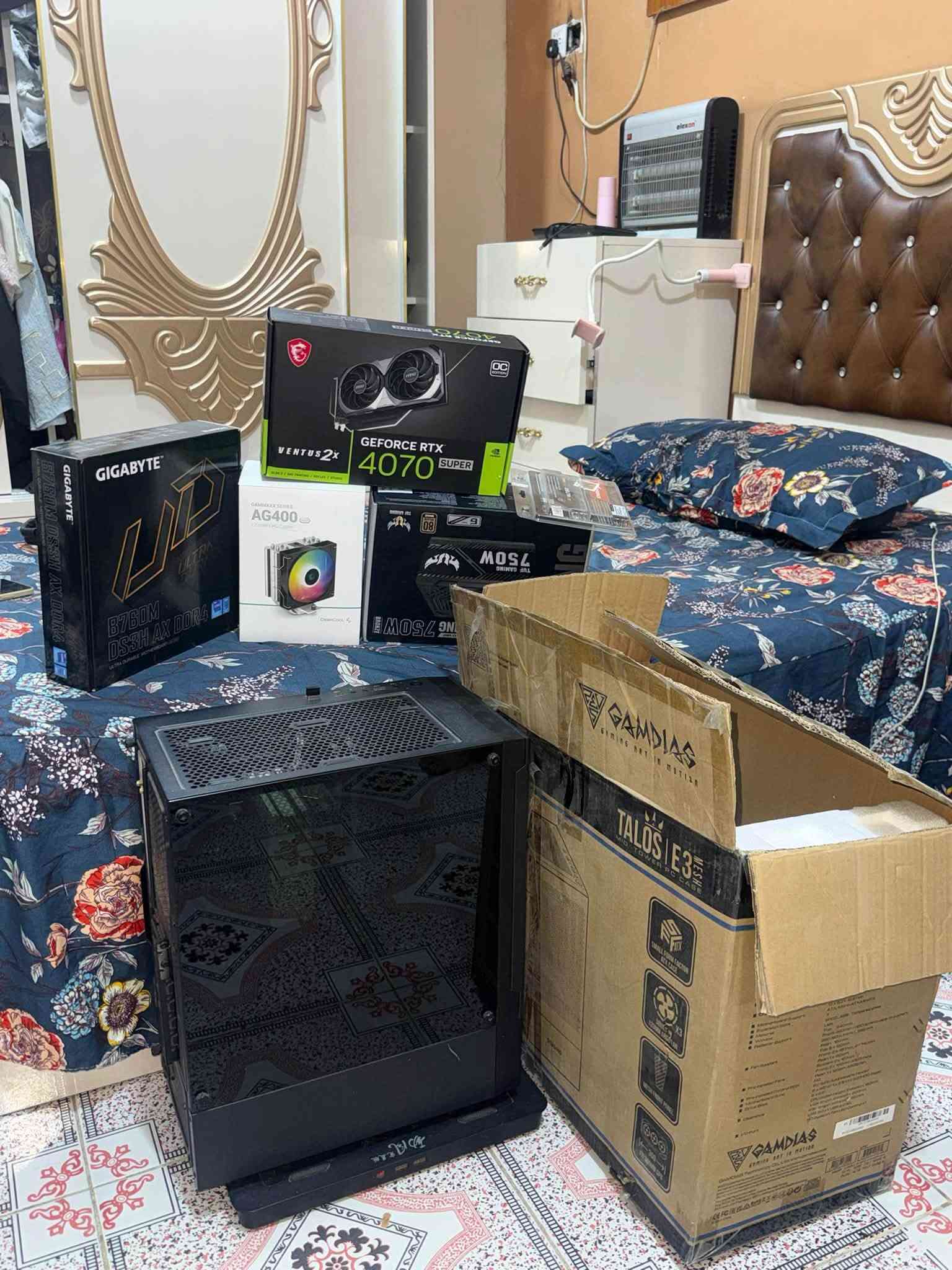 RTX 4070 SUPER • رام ١٦GB • B760M DDR4