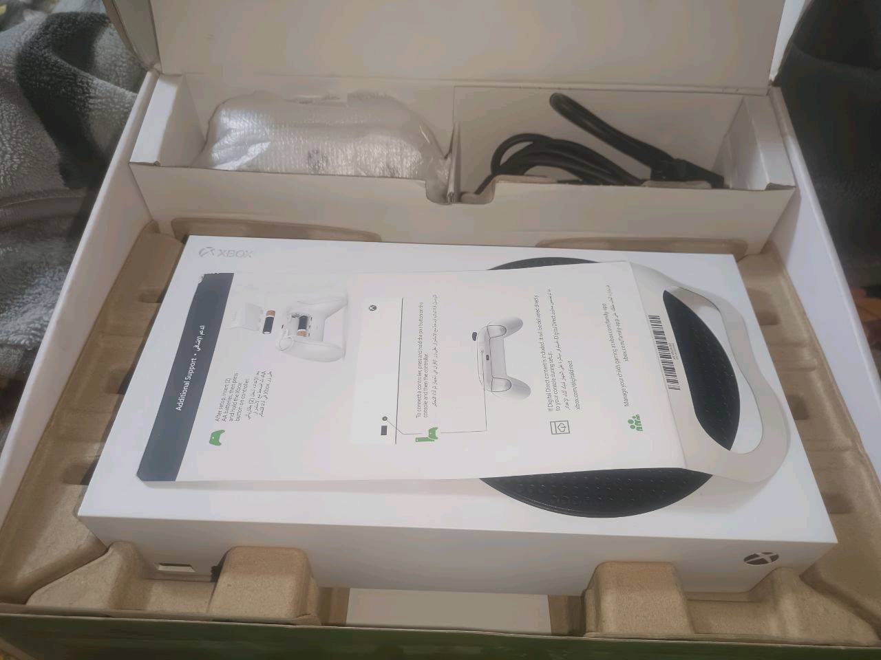 السلام عليكم اخوتي الطيبين اكس بوكس سيريس اس لوك استيكر وبلازمةLGفول مواصفات انترنيت سينمانا وكاملة بعدها بالچيس حجم42 مع كارتونتها سعرها120الف
والاكس بوكس وياه اللعاب اني مشتريها يعني مملوكة GTA5المحسنة وجيتي اي سان اندرياس وجيتي اي ڤاي سيتي وجيتي اي3الثلاثية المحسنة مع كارتونتة الأصلية واليدة الأصلية وكامل ملحقاته الأصلية

وما مفتوح ولا داخل تصليح زلغة ما بيه نضيف جداً

موديل2022الجهاز على ايد وحدة على أيدي شرط الفحص 

مكاني بغداد مدينة الصدر سبب البيع محتاج فلوس والله

السعر400الف الشراي يتصل رقمي***********

رصيد او واتس اب او يدخل خاص بكيف الشراي

واني بخدمته الف تحية حب واحترام مني للجميع🌹

أدمن بلا امراً عليك وافق🌹