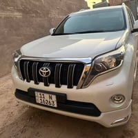 برادو 2017 رقم بغداد سنويه باسمي السياره كفاله من الضربه والصبغ والبار...