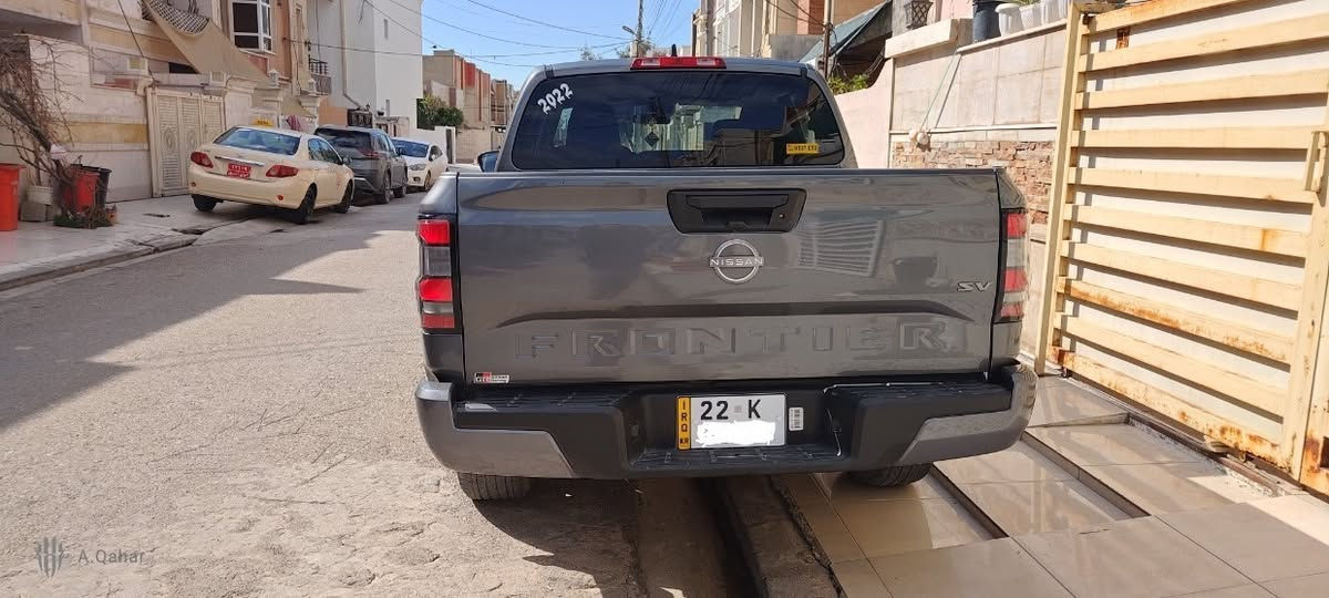 نیسان فرونتیر ٢٠٢٢ sv بيع مستعجل
_ سنوی جدید٢٠٣٠ رقم جدید فحص و هزە جدید ـ تحویل بشرت
_ گیر ـ محرك ـ تبرید _ بارد _ کلهم بشرت 
_ گیر اوتوماتیک + کیر عادي
_ ئوف رود ( Off Road ) 
_ بصمة 
_ رادار امامی و جانبي
_ ئیمریجێنسی بريك
ـ تحكم ستيرن
 _ تعديد سرعة 
ـ کامیرا امامی ریکوردر 
ـ کامیرا خلفی
صبغ قطعتين و نوس مابيها بارد او تعديل
 38000مایل ماش
للتواصل واتس ***********
