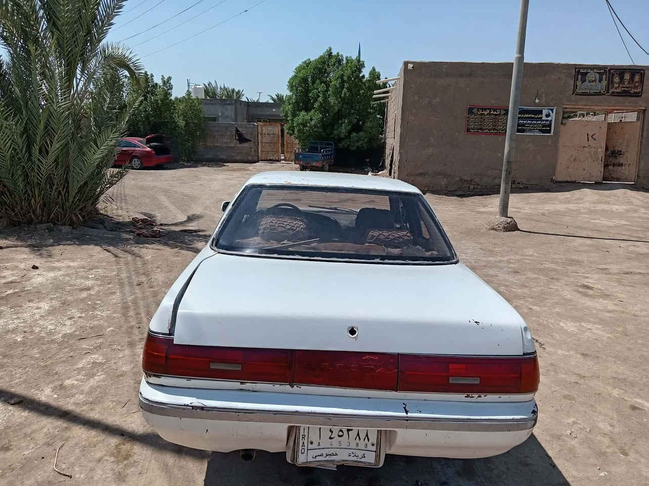 سلام عليكم سياره كرسته شطح موديل ٩١ سنويه صاقطه تخم تاير جديد محرك ونجي مكفول كير مكفول حداديه٧٠بلميه رقم كربلاء   سياره عوزه ترتيب كسر بلاد مامصبغ السعر /٢٥ ورقه بيه مجال  ***********  ***********   مكان سيار قلعه سكر
