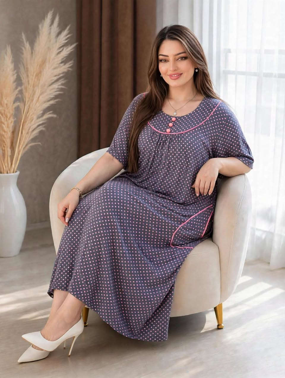 قماش زبدة • 3XL-6XL • السماوة