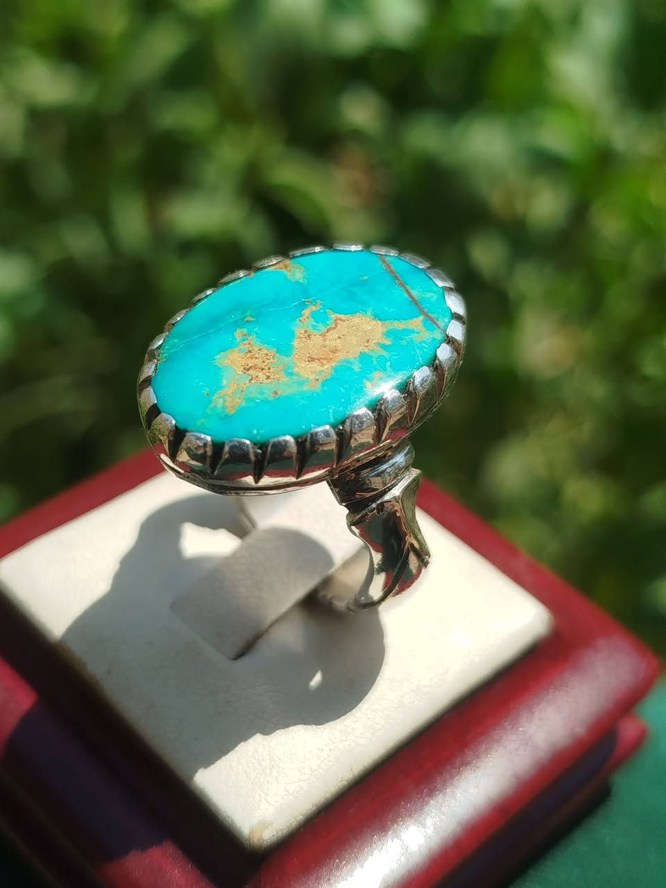 🏵️💐خاتم من الفيروزي الرضوي النشابوري تفاحي 🌿🌺
🌷🌿الأصلي شرط الفحص اصلي 🌹 🌹
🏵️🌿من أعمالي صياغة يدوية ثقيلة جدا 👉 
التواصل على الخاص او رقم الهاتف ***********
العنوان البصرة القرنة الشرش
