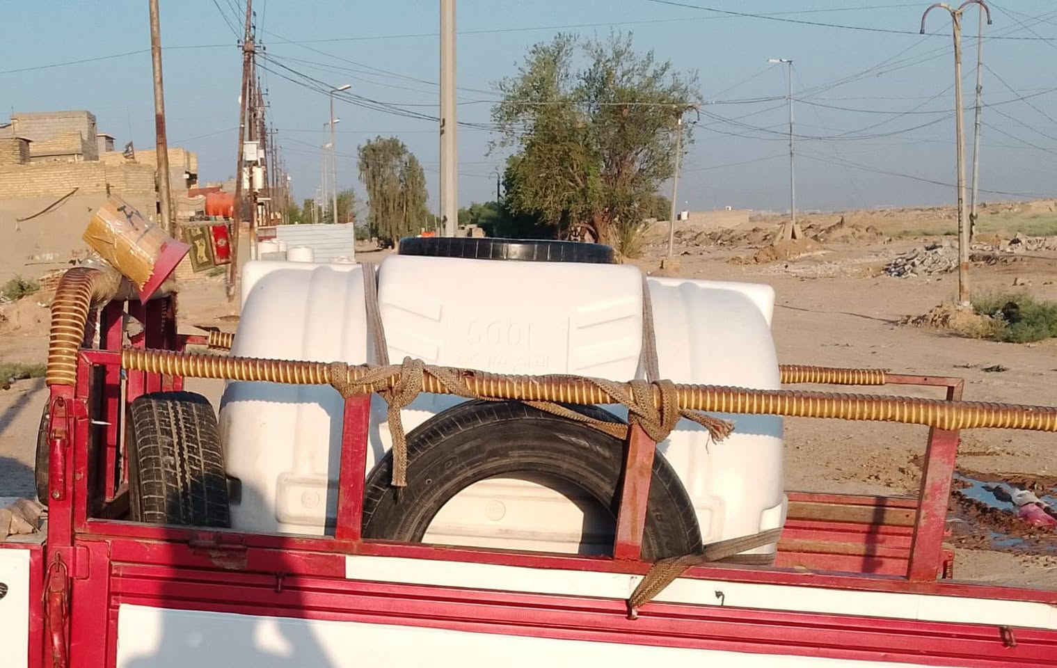سلام عليكم مقطوره مال مي للبيع ام 500 لتر جديد صار شهر من أخذته سعر 50 مكاني بغداد نهروان ***********
