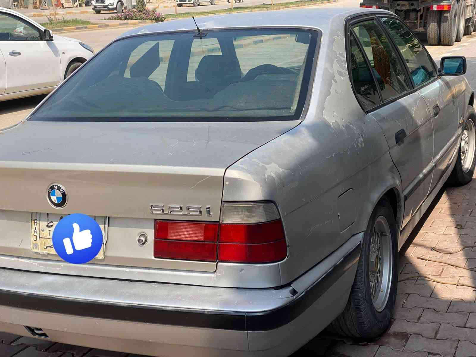 بي ام دبليو 525 • رقم بغداد • محرك فانوس مسكر