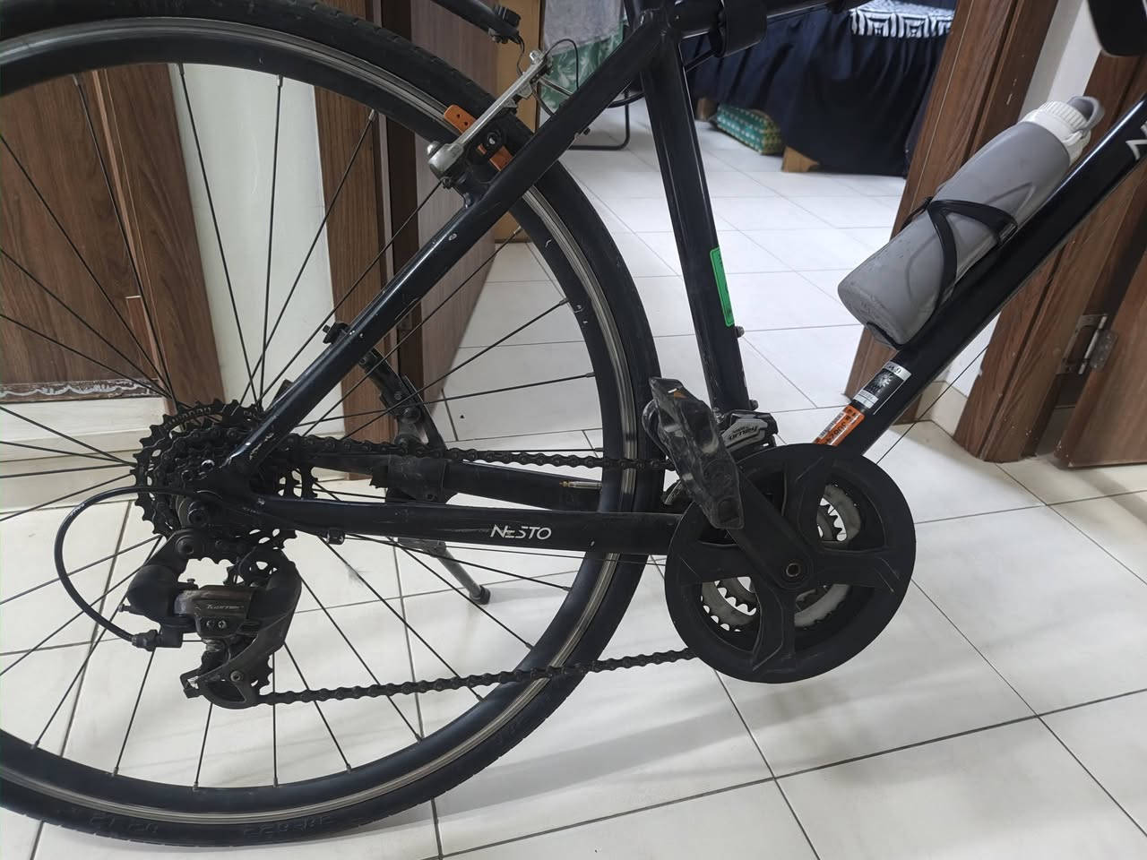 سلام عليكم شباب
للبيع 700c🚲
🔴 جاهز اي عطل ما بي 
      شيمانو أصلي
🔴 الامنيوم الباسكل
     7 نمر خلفي 
     3 أمامي 
🔴 الباسكل نضيف جدأ
      ما امبدل بي شي 
🔴 سعر الباسكل 150 قفل ما بي إي مجال 💵
     لانه باسكل غالي عليه 
     العنوان بغداد بسمايه 
🔴 عذرن على جماعت المراوس 
     رقمي ***********
