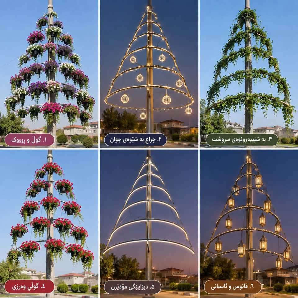 بەڕێزان ام بورجەم هەیە کەوێنەی یەکەمە شتێکی زۆر جوان و سەرج راکێشە
 بۆچەندەها شتی جیاوازو جوان بەکاردێت بۆ هەرشوێنێک کەبتەوێ تا شوێنەکەت رازاوە و سەرنج راکێش بکات اتوانرێ بەم شێوازانەی لێبکرێ کەلەم رەسمانەدان
 یان  لیدی لێبدرێ یا گڵۆپەرەنگاو رنگەکان یا بلاجکتۆر یاهەرشتێک کەخۆت بتەوێ.
بۆداواکردن پەیوەندی کەن بەژمارەتلفونی *********** وەتس اب و تلیگرامی لەسەرە  یان مەسنجری ام اکاونتە Paul Richard  

بەنــــــــرخیکی زۆر هــــــــەرزانیـش

نص مكتوب في الصور:
- ١. گول و بوووک
- ٢. چراغ به شیوه ی جوان
- ٣. به شینییه ووتوه ی سروشت
- ٤. گولی وه رزی
- ٥. دیزاینیکی مۆدیرن
- ٦. فانوس و ئاسمانی