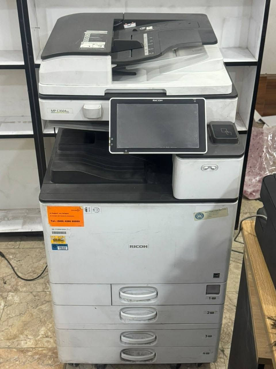 طابعات ريكو • 3504es • سبايرول مربع