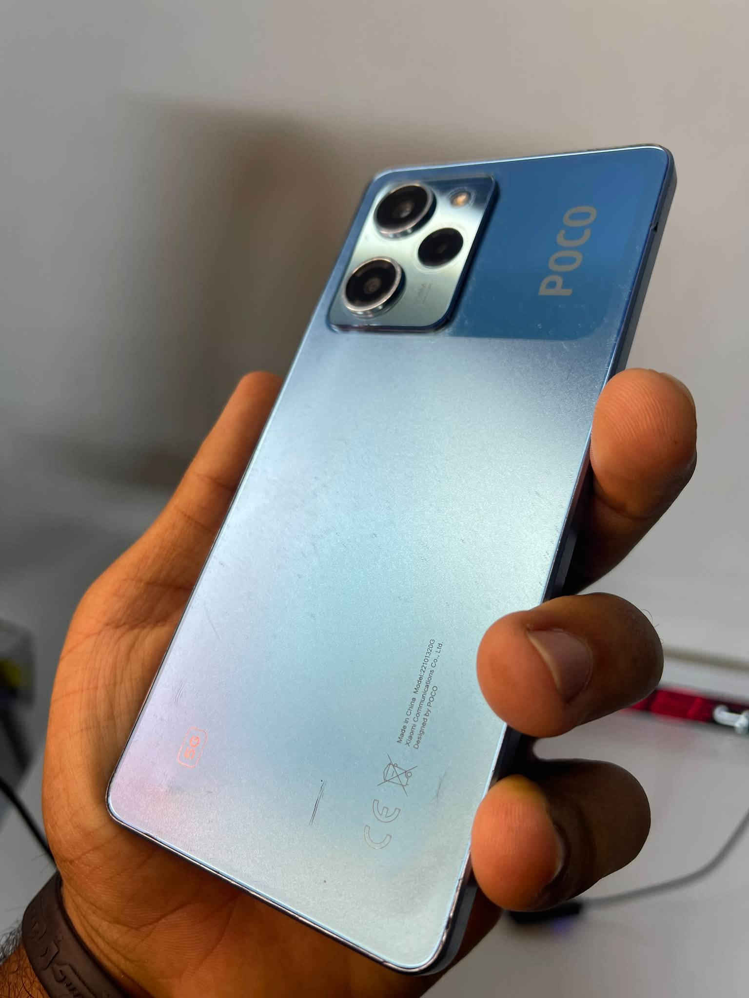 سلام عليكم للبيع POCO X5 Pro 5G وحش العاب سعر 250
في جميع العاب مواصفات الجهاز :

معالجه snapdragon 778G 5G

جهاز قوي يشغل 90 فريم ب بوبجي 

حجم البطاريه 5000 

ذاكرة الجهاز 256G وحجم الرام 8G 

الشاشه : 6.67 بوصة AMOLED

معدل تحديث الشاشه 120H

الكاميرا الخلفيه 108MP + 8MP واسعة + 2MP 

مبدل فقط الشاشه نوعيه كلش راقيه اخت الوكاله 

الجهاز ويا شاحنه وكفر وكارتونه وسماعه اير بود 

مكاني البصره كرمة علي 

***********
