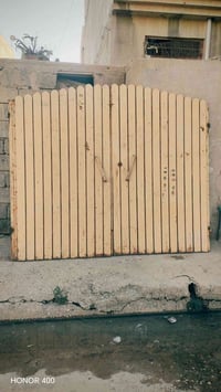 باب حوش • حديد ثقيل • ٢٣٥×٢٠٠