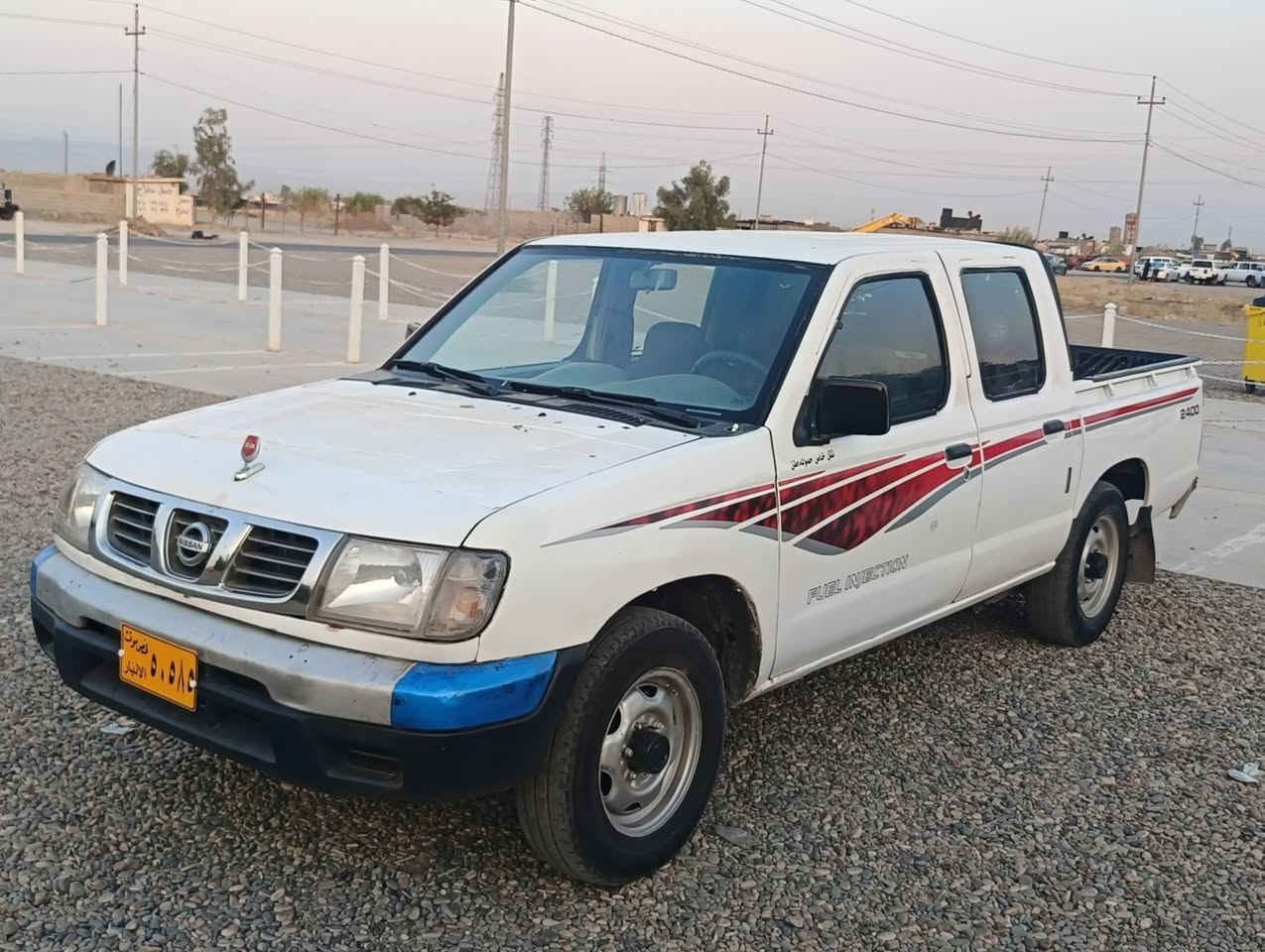 ***********پیکاب نیسان مۆدێل 2003تەبریدوپاوەرگێڕومەکینەوئەکسل بەشەرت دەعم و لێدراوسەقف و شان بەشەرت کارەبای گشتی مەزبوتە مزایدەی عێراق سعری 45گڵاویەک تۆزێک مەجال ***********ژ.م***********ناونیشان چەمچەماڵ
