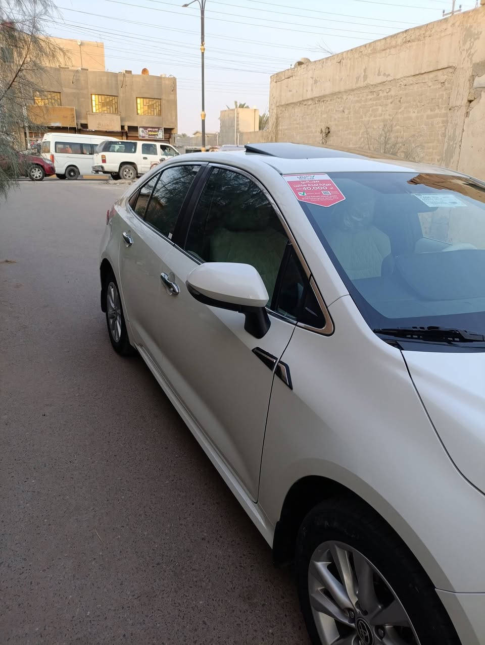 السلام عليكم
كورلا البيع موديل 20 خليجي وكاله عبد الطيف جميل 
فول مواصفات سعر.   145
سنويه جديد سنه 2030@
بصمه تشغيل وبصمه أبواب
كشنات جلد 
ابواب جلد
ثلاث انضمه قيادة 
الد أمامي خلف
لايت زنون بلاد
حساس أمامي خلف 
شباك لامع 
زراك لايت
مكينه 1٠8
مثبت سرعه
مري شفط
تخم تاير جديد
باتري جديد زيرو
ماشيه ٨٨كليو 
بيه تبديل قبق جنطه ومكانين بارد لاستفسار 
العنوان البصره ابي الخصيب 
***********

