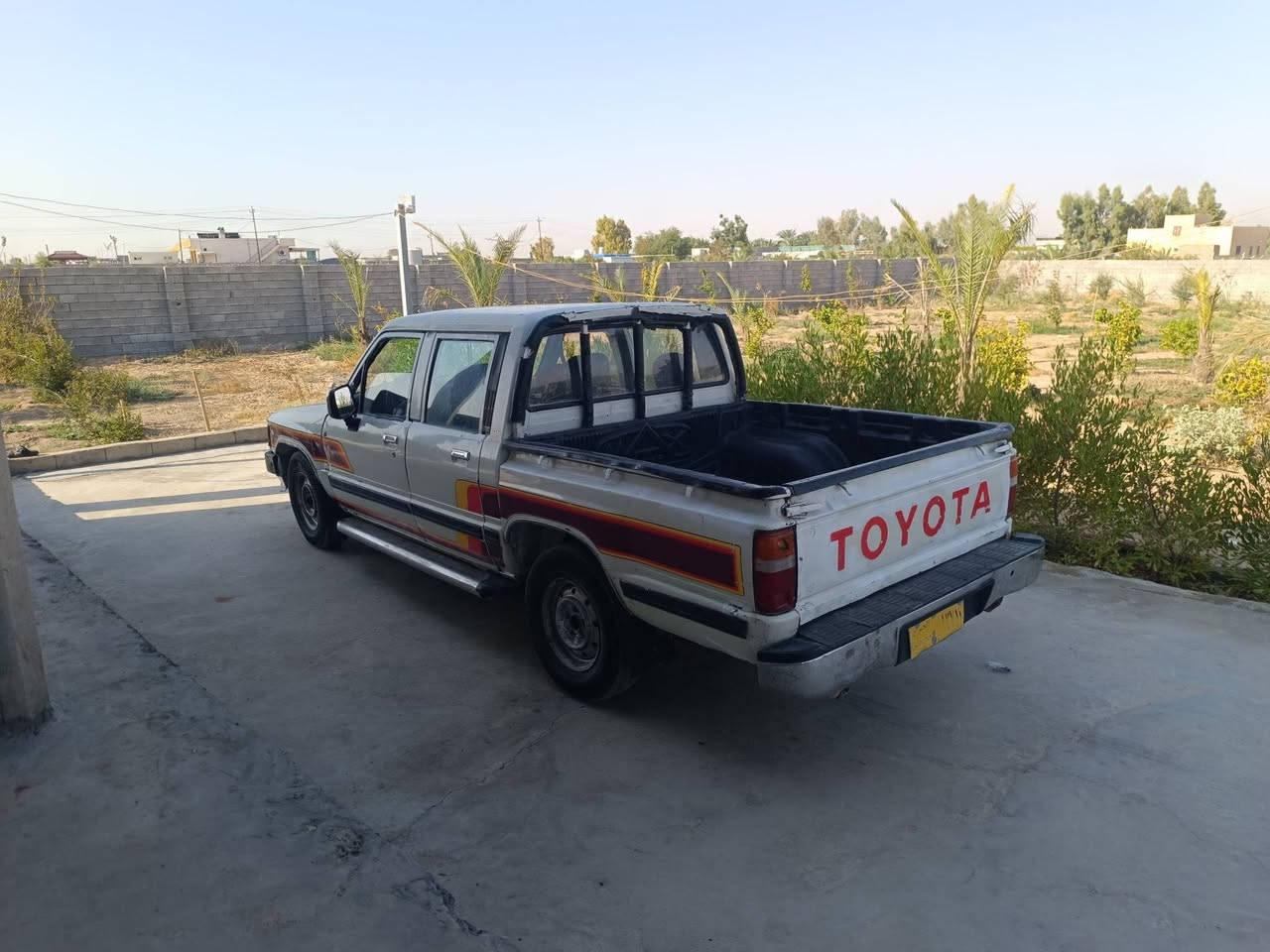 🚗 للبيع بيكم تيوتا 1985
🔹 الموديل: 1985
🔹 اللون: أبيض
🔹 المحرك: شرط
🔹 الكير: شرط
🔹 رقم: صلاح الدين
🔹 الموقع: تكريت
شرط التحويل  
السيارة مرتبة وجاهزة للشغل، والمحرك والكير شرط 
الاستفسار ***********
