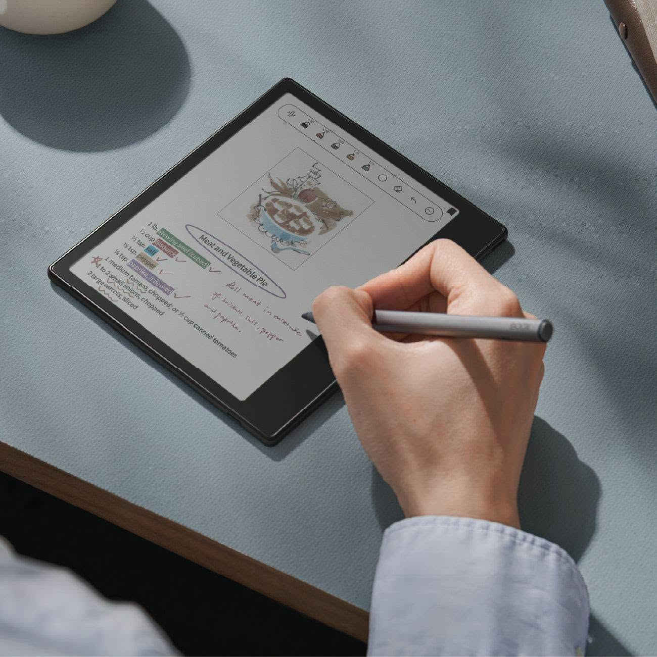 قارئ كتب ملون ماركة بوكس 7 جيل ثاني + قلم + حافظة
BOOX Go Color 7 (Gen ii) 
+ BOOX InkSense Plus + Magnetic Cover
نظام اندرويد 13
شاشة حبر الكتروني ملونة حجم 7 انج
ذاكرة 4GB + 64GB
يدعم رام microSD الى 2TB
جديد غير مستخدم ضمان 15 يوم
للاستفسار خاص او واتساب ***********

نص مكتوب في الصور:
- BOOX Go Color 7 (Gen II) Specification Go Color 7 (Gen II) Powered by an upgraded CPU Qualcomm Upgraded Octa-core Supports BOOX InkSense Stylus with a Side Button E Ink Kaleido 3 Resolution: Black & White 300 ppi / Color 150 ppi New page-turn button design RAM 4 GB ROM 64 GB + microSD up to 2 TB Touch Screen WiFi 2.4GHz + 5GHz Weight 195 g Bluetooth Version 5.1 Dimension 156 x 137 x 6.4 mm Battery 2300 mAh Android Version Android 13 External Slot USB Type-C Support OTG Support microSD (TF) card Front Light Warm and Cold