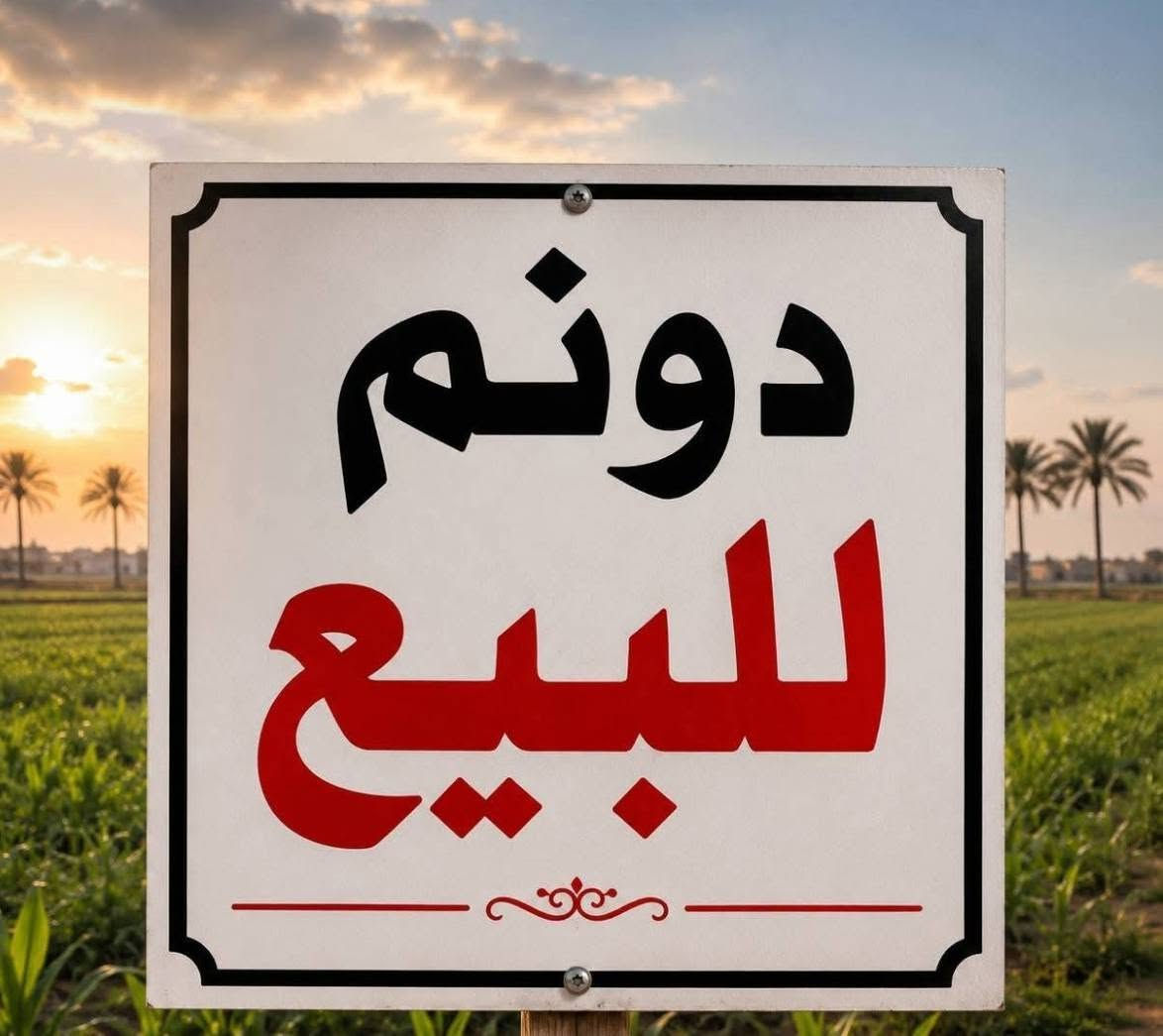 ارض زراعية للبيع سند 25 تحويل مباشر باسم المشتري يوجد دونمات وقطع حسب الطلب الارض ركن على شارعين تبعد عن الطريق العام 200م العنوان طريق الحمزة ديوانية بجانب بناية المطحنة متعددة الطوابق فرصة استثمارية لا صحاب المخازن  والمزارع المنطقة مفتوحة وموقع مميز لمزيد من المعلومات اتصل ***********
