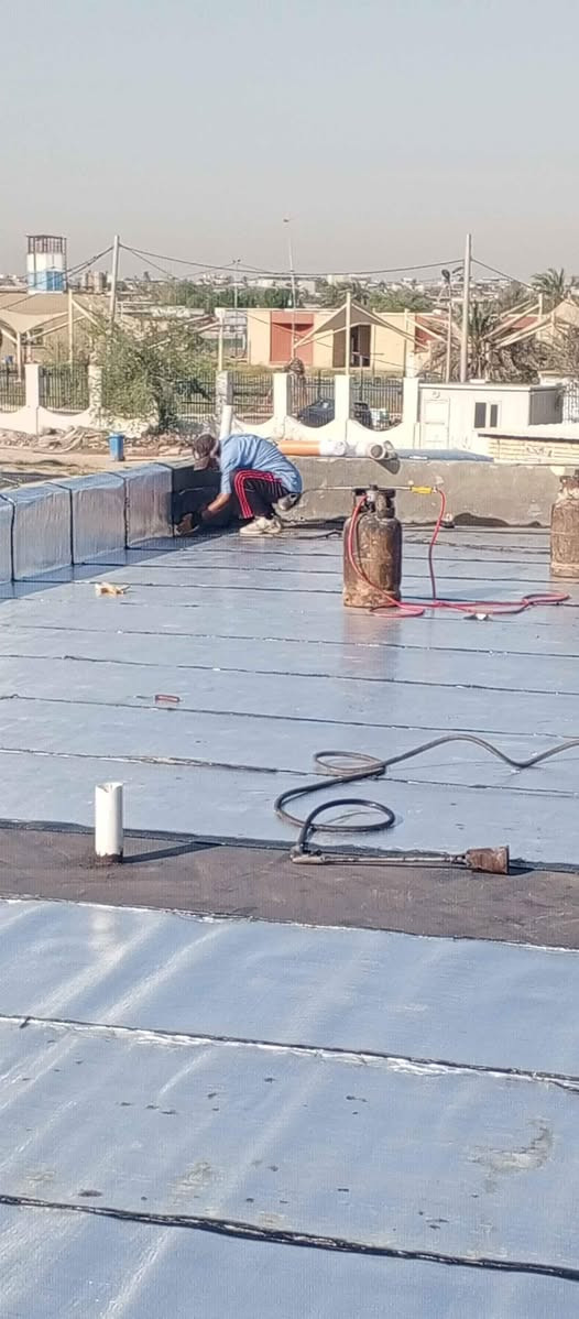 عوازل السطوح • البصرة • ضمان ١٠ سنوات