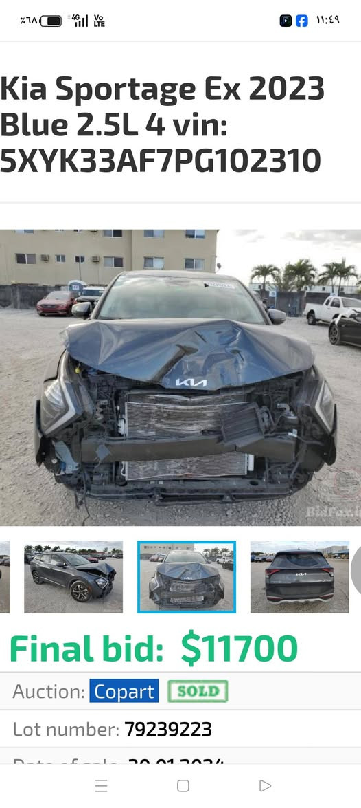 كلشي موضح بلصور مواصفاتها وظربتها وسعرها
سبورتج 23 امريكي مرقم بغداد محرك 2500 جي دي ماشي 29
 ظربة خفيفة جدا لا شواصي ولا لغد ولا ايرباك
تبديل بنيد ودعامية فقط 
السعر 195 مكاني بغداد الدورة الصحة 
***********
ملاحظة السيارة باسمي وكلشي موضح كدامك
