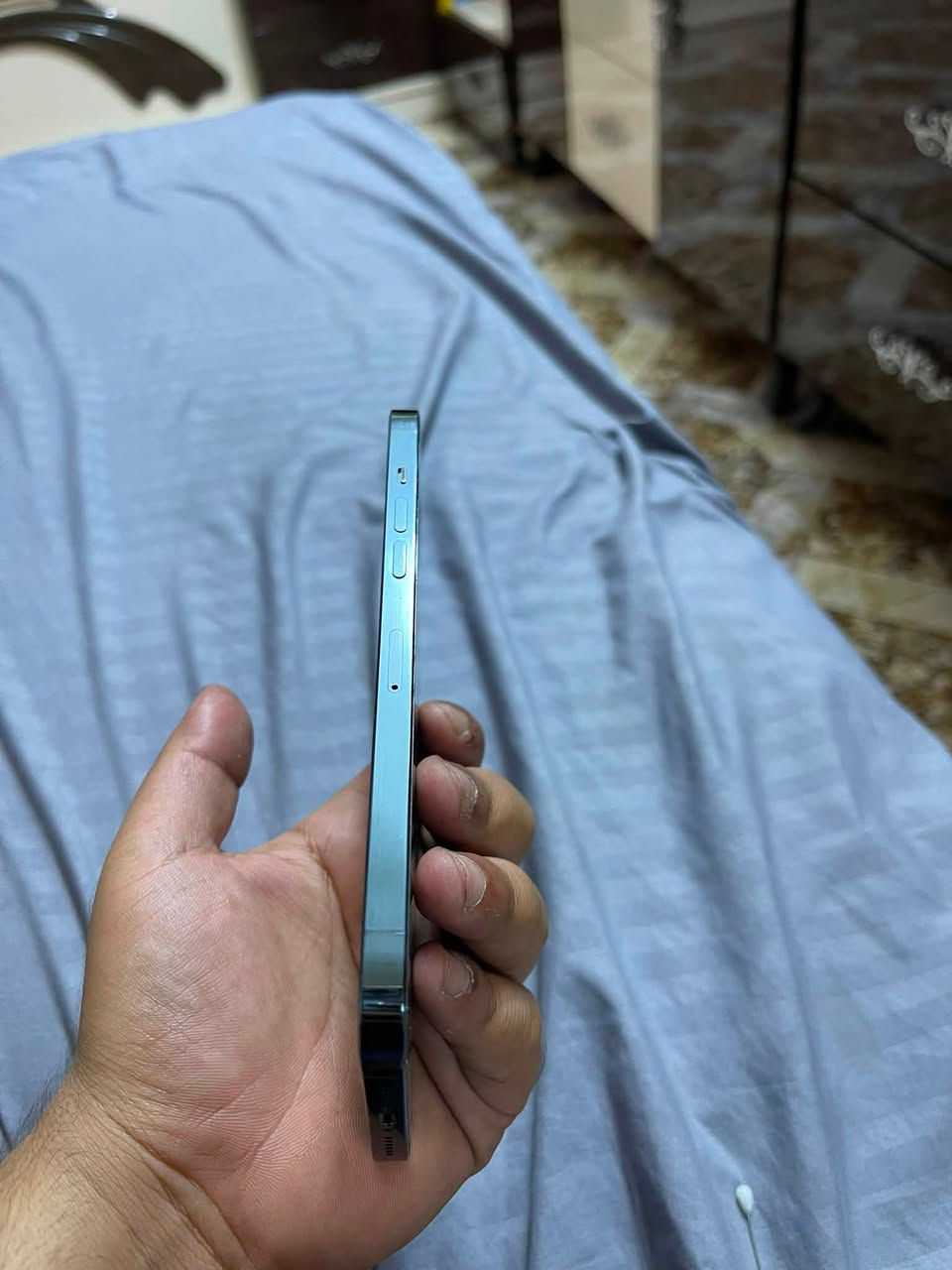 ايفون ١٢ برو ماكس ذاكره ٢٥٦ بطاريه ٨٥ جهاز كله شغال مابي اي خلل ماستر عربي AAA بدون ملحقات فقط ظهر مكسور كما موضح بصور 

مكاني بغداد سيديه 
سعره ٣٥٠ الف 

***********
