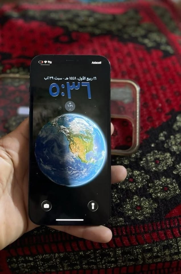 ايفون 12 برو ماكس مكفول نضيف جدا
ذاكره 256
بطاريه 79
دبل دبل شريحه 
شرق اوسط ع وضع الشركه 
***********
