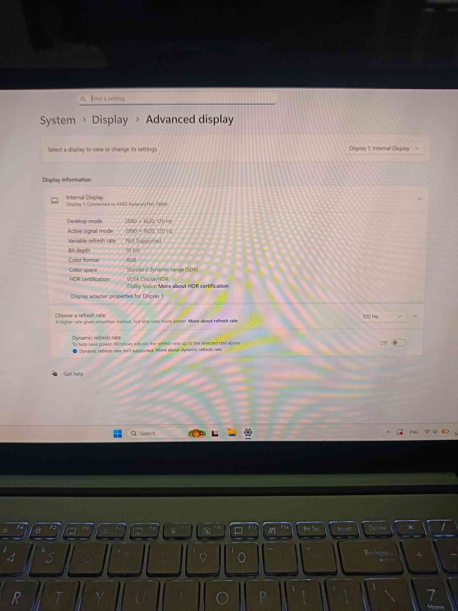 asus vivobook 15 pro
لابتوب متكامل من كل مواصفات كـ التالي
المعالج - Ryzen 9 7940HS
يكون مقارب لقوة انتل i9-13900H

كرت شاشة مدمج Radeon 780M
هذا كرت تكدر تشغل عليه العاب على جودة fhd  يكون مقارب لقوة RTX 2050
شاشة- 15.6 Oled 120hz 3k
مناسبة للمصممين تكون تشبع الوان عالي
كرت شاشة الخارجي- RTX 4050 6G
الرامات drr5 16G 
التخزين NVMe ssd 1tera
شريحة NPU لتشغيل ذكاء اصطناعي محلي 
لابتوب بنظافة عالية 
كامل ملحقات كارتونة وشاحنة 
السعر مليون و400 
مكان بغداد متوفر توصيل 
رقمي ***********

نص مكتوب في الصور:
- Task Manager
- Performance
- Run new task
- CPU
- 3% 2.97 GHz
- Memory
- 4.7/15.2 GB (31%)
- Disk 0 (C: D:)
- SSD (NVMe)
- 7%
- Wi-Fi
- شبكة Wi-Fi
- S: 0.2 R: 9.4 Mbps
- NPU 0
- NPU Compute Acceler..
- 0%
- GPU 0
- AMD Radeon(TM) 780M
- 0% (38 °C)
- GPU 1
- NVIDIA GeForce RTX 4..
- 0% (42 °C)
- GPU
- NVIDIA GeForce RTX 4050 Laptop GPU
- 3D
- 0% Copy
- Video Encode
- 0% Video Decode
- Dedicated GPU memory
- 6.0 GB
- Shared GPU memory
- 7.6 GB
- Utilization
- 0.0/6.0 GB
- Driver version:
- Driver date:
- DirectX version:
- 32.0.15.7700
- 7/14/2025
- 12 (FL 12.2)
- GPU Memory
- Physical location:
- PCI bus 1, device 0, fun...
- 0.0/13.6 GB
- 0.0/7.6 GB
- Hardware reserved memory: 223 MB
- Temperature
- Search
- ENG
- Task Manager Performance Run new task CPU AMD Ryzen 9 7940HS w/ Radeon 780M Graphics % Utilization 100% 60 seconds 0 Utilization Speed Base speed: 4.00 GHz 2% 3.95 GHz Sockets: 1 Cores: 8 Processes Threads Handles Logical processors: 16 191 3485 93868 Virtualization: Enabled L1 cache: 512 KB Up time L2 cache: 8.0 MB 0:15:38:31 L3 cache: 16.0 MB CPU 2% 3.95 GHz Memory 4.6/15.2 GB (30%) Disk 0 (C: D:) SSD (NVMe) 20% Wi-Fi Wi-Fi شبكة S: 0.5 R: 34.3 Mbps NPU 0 NPU Compute Acceler.. 0% GPU 0 AMD Radeon(TM) 780M 0% (39 °C) GPU 1 NVIDIA GeForce RTX 4.. 0% (42 °C) Search
- Find a setting System > Display > Advanced display Select a display to view or change its settings Display 1: Internal Display Display information Internal Display Display 1: Connected to AMD Radeon(TM) 780M Desktop mode 2880 x 1620, 120 Hz Active signal mode 2880 x 1620, 120 Hz Variable refresh rate Not Supported Bit depth 10-bit Color format RGB Color space Standard dynamic range (SDR) HDR certification VESA DisplayHDR Dolby Vision More about HDR certification Display adapter properties for Display 1 Choose a refresh rate A higher rate gives smoother motion, but also uses more power More about refresh rate 120 Hz Dynamic refresh rate To help save power, Windows adjusts the refresh rate up to the selected rate above Dynamic refresh rate isn't supported More about dynamic refresh rate Off Get help Search ENG