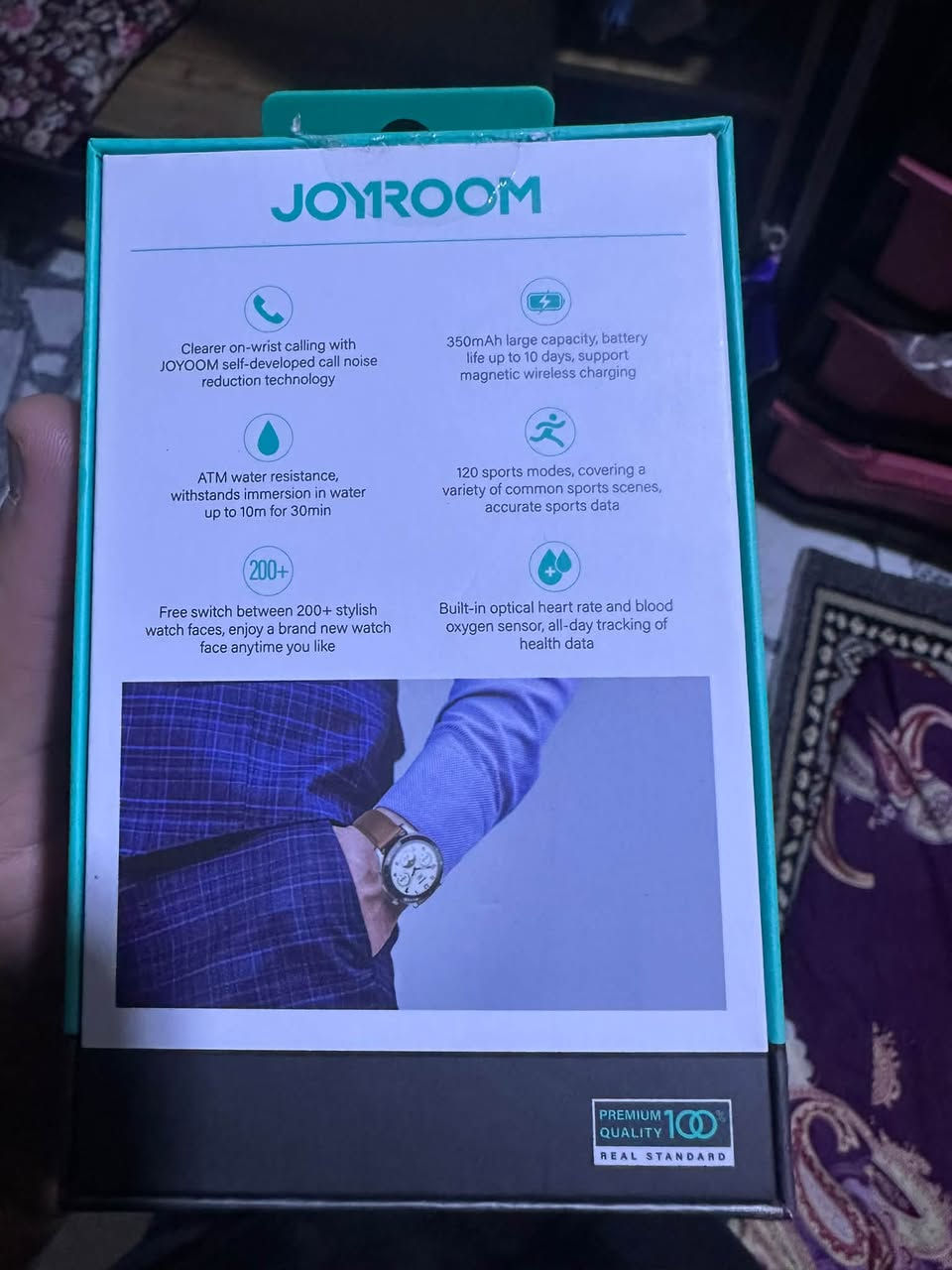 ساعه جوي رومساعه جديده كلش نظافه 100‎%‎
تبقى وياك 10 ايام
ساعه متكامله من كلشي
السعر75 
مكاني زعفرانيه
***********
