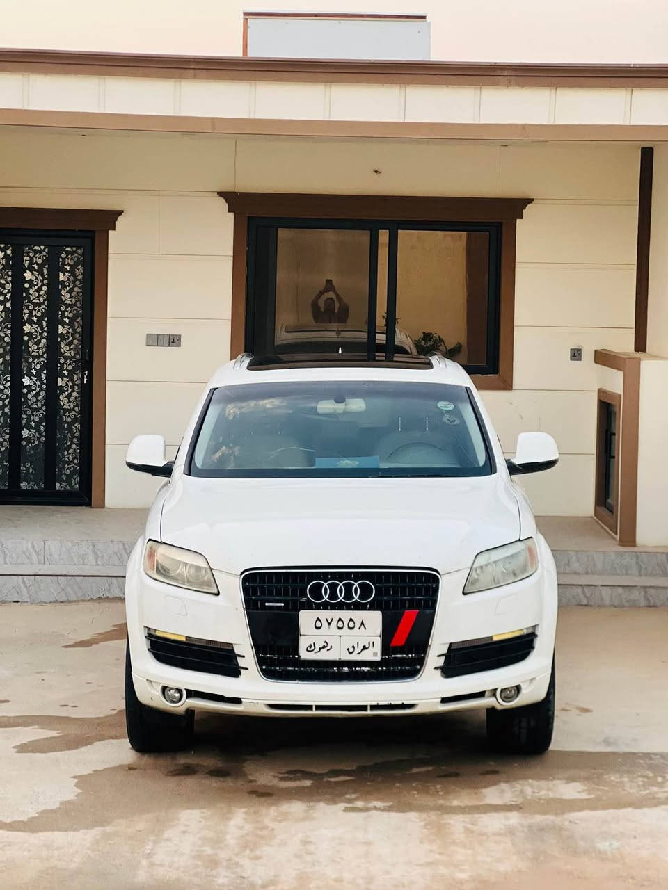 به ناو ناكريت  ساعيبي له ئه وروپايه 
***********
Audi Q7 - 2007 -v6 3600 - فول ماسفات
ده بل ئه كسل - پانؤراما - گوشين جلد - قه پات قه پات ماسفات - سياركه رقم دهوكه به شرتي ئه وي ده فروشم مالي كه س نه بيت - عه دزي له سه ر نه بيت سياركه ته نيا به رادي روني ته قيه - گير و ئه كسلي به شرته - گورينه و فروشتن سياركه له هه وليره أربيل, العراق
