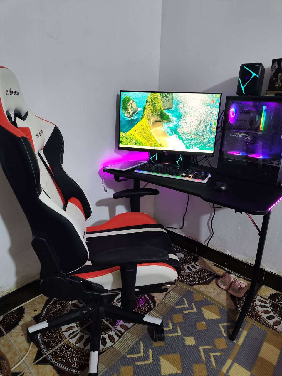 السلام عليكم
bc
 للبيع جاهزه مع محلقاته. التفاصيل👇
AOC 
حجم 27
منافذ HD +DS
دقة 144
core i5 12th
16GB
512 GB SSD
NVIDIA GEFORCE RTX 5050 8GB
السعر مليون و٧٠٠ وبيها مجال 

واتساب ***********
