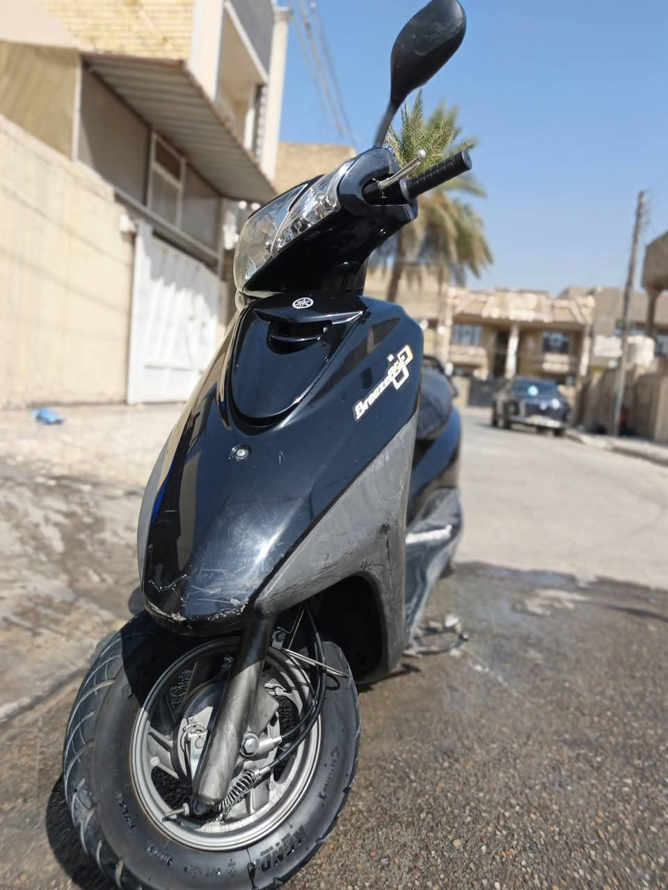 سلام عليكم
دراجه بريز للبيع رمبه صاله شهرين 
مكينه واكسل مكفوله دراجه خير من الله 
يحتاج فقط لايت أمامي مكاني بغداد دوره أبو دشير
السعر مليون و250 وبيه مجال اتصال *********** و معلومه هسه خواته ب مليون ونص تره
