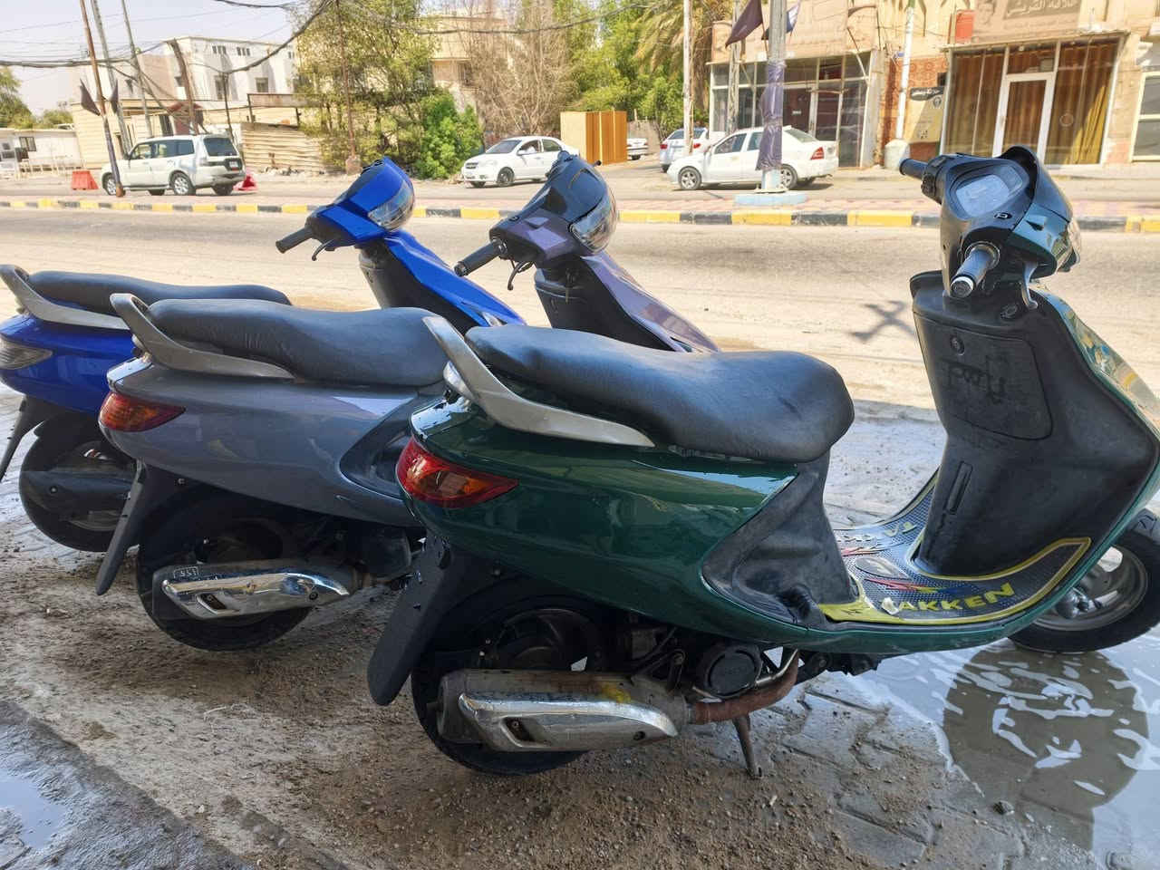 السلام عليكم دراجات للبيع مكاين مال حاويه كهربائيات شغاله نكره سلف سعر لوحده 525قفلهن مكاني نجف حي الجزيرة سايدين النخيل التواصل واتساب ***********
