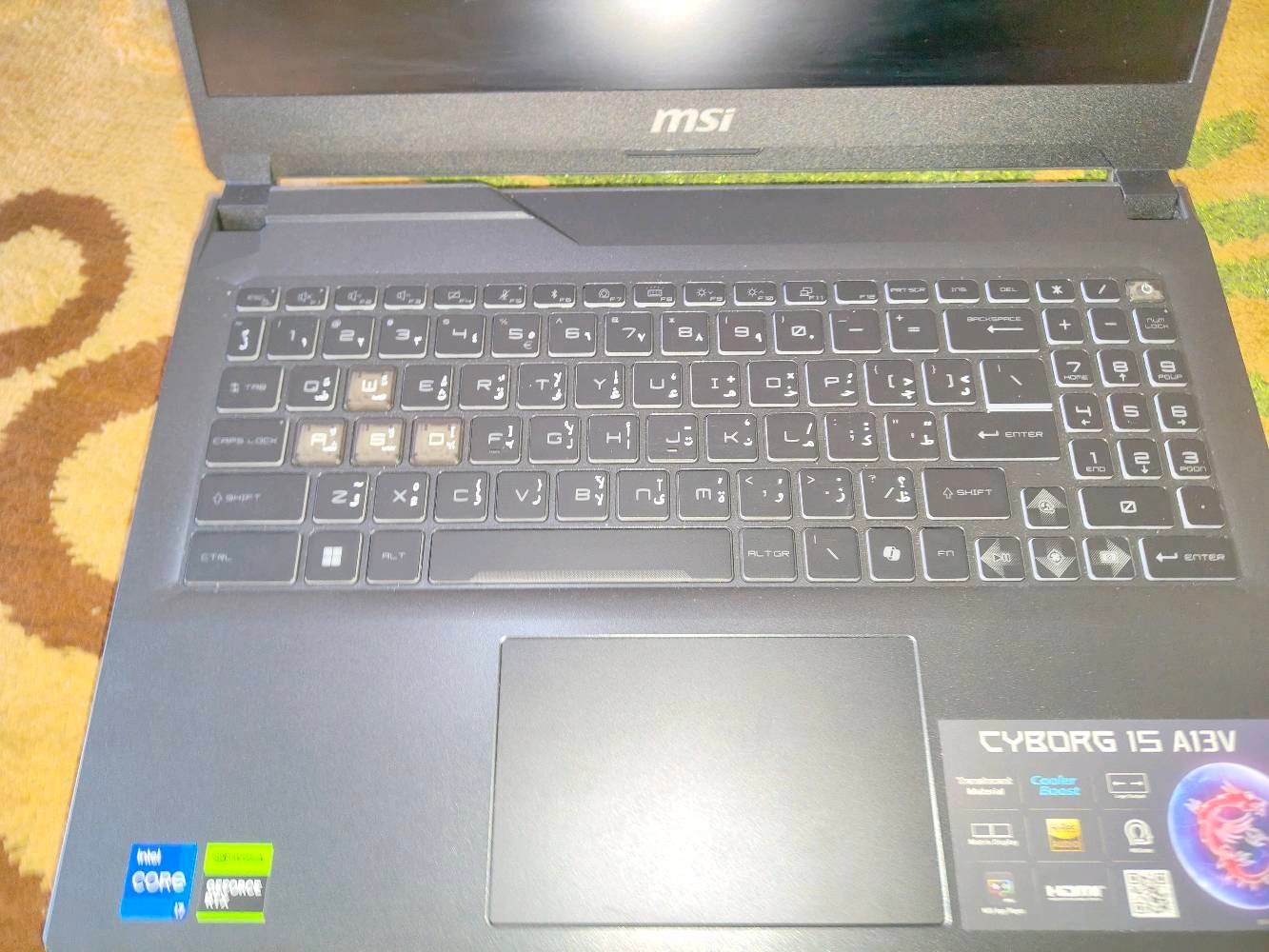 🔥 للبيع لابتوب MSI Cyborg 15 بحالة ممتازة 🔥
💻 الموديل: MSI Cyborg 15 A13VF-1656XAE
⚡ المعالج: Intel Core i7-13620H
🎮 كرت الشاشة: NVIDIA RTX 4060 8GB
🧠 الرام: 16GB
💾 التخزين: SSD 1TB
🖥️ الشاشة: 15.6 إنج
🪟 Windows أصلي + مفتاح تفعيل أصلي
السعر 1300 وبي مجال بسيط الابتبوب ما مستخدم مجرد مفتوح من الكارتون ومخزن نظافة 100٪