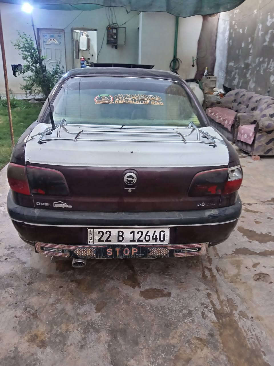 السلام عليكم اعاده نشر بسبب الوعود الكاذبه ✋اوبل بزون للبيع موديل 96سياره خير من الله محرك كير اوتوماتيك مال اوميكا قبق اسود مرغوب سياره شرط وين ميعجبك ترايهه كهربائيات شغاله سياره فول حلوه نضيفه مصبوغه جماليه فقط سياره مال جناي تبريد شغال سعرهه ب 35بيهه مجال بسيط مكاني ديالى بعقوبه رقمي ***********ورقم راعيهه 👈***********

