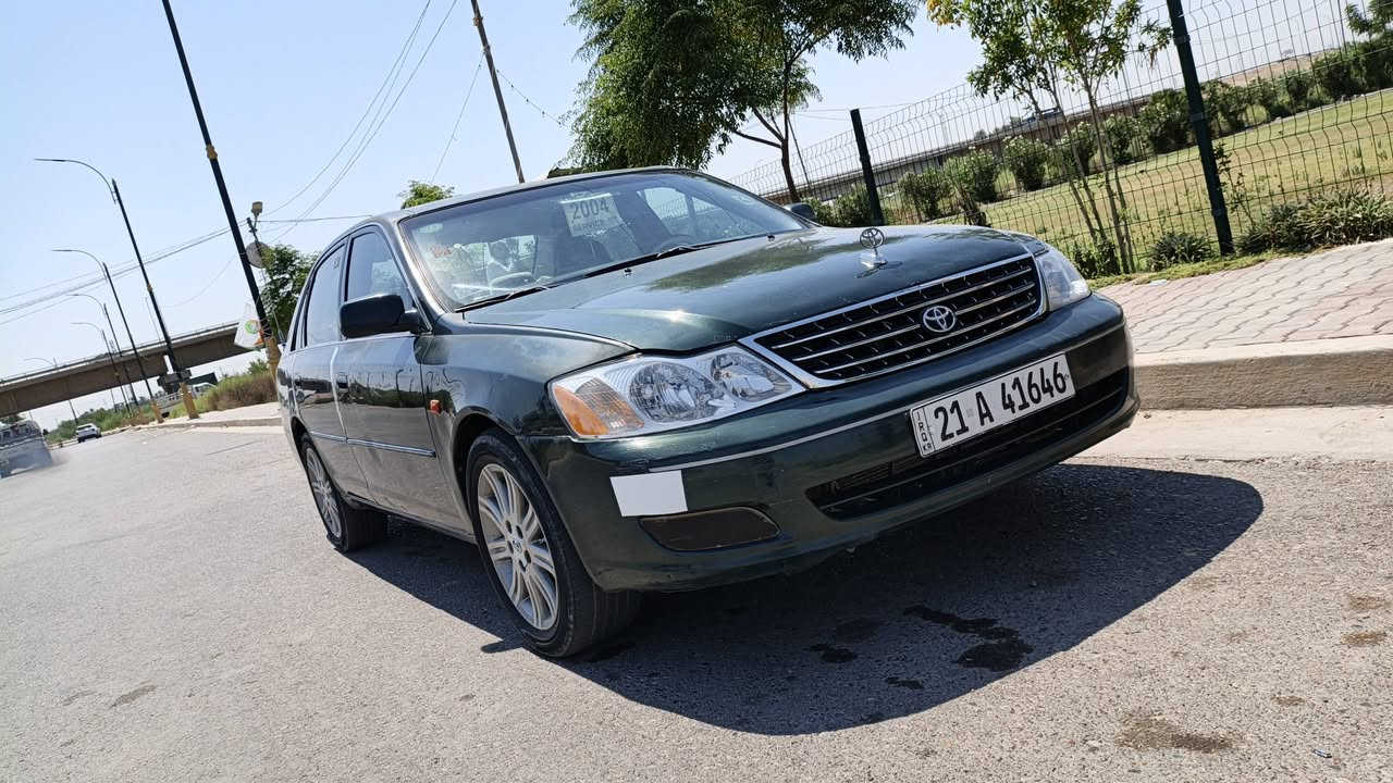 تحيه طيبه 
تويوتا افلون ✅
موديل 2001 خليجي
رقم سليمانية باسمي تحويل مباشر
سياره جاهزه ماتصرف عليه ابد 
بيه 4 قطع كلير اثر جراد جماليه 
كير محرك بشرط 
السعر 76$ وبيه مجال
مكاني صلاح الدين بلد /الظلوعية 
***********
 ***********
