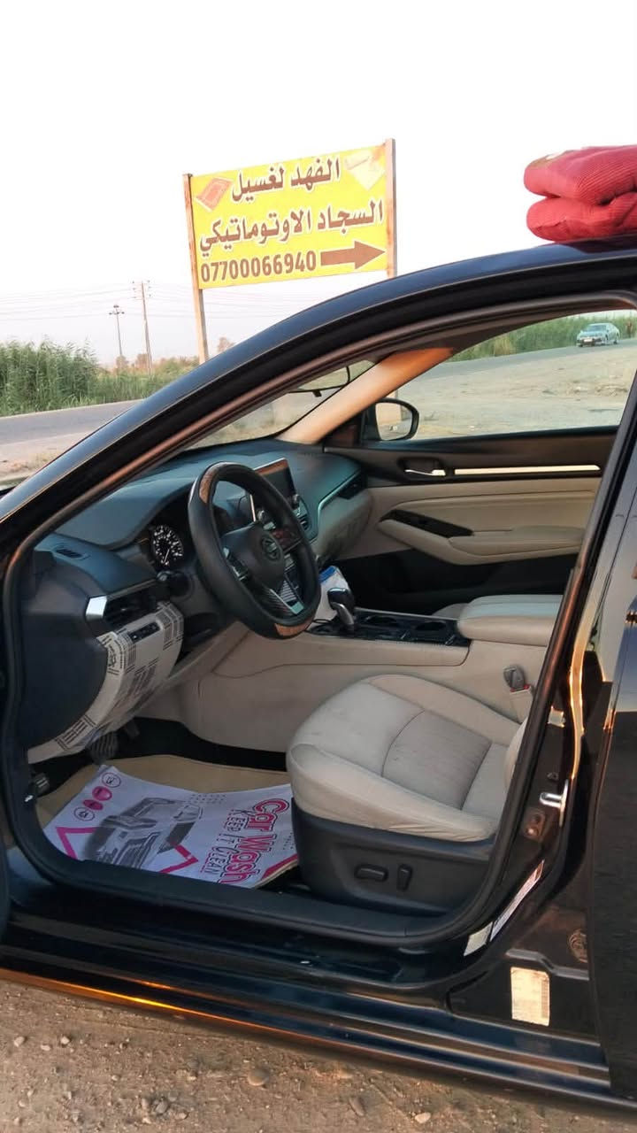 نيسان التيما للبيع موديل 2021 SV 
لون اسود ملكي داخل صحراوي لونين سياره بيها بنيد جامرلغ جهه سايق صبغ بدون دواخل سياره جاهزه وباسمي رقم اربيل سعر 127 وقابل للتفاوض / ***********
