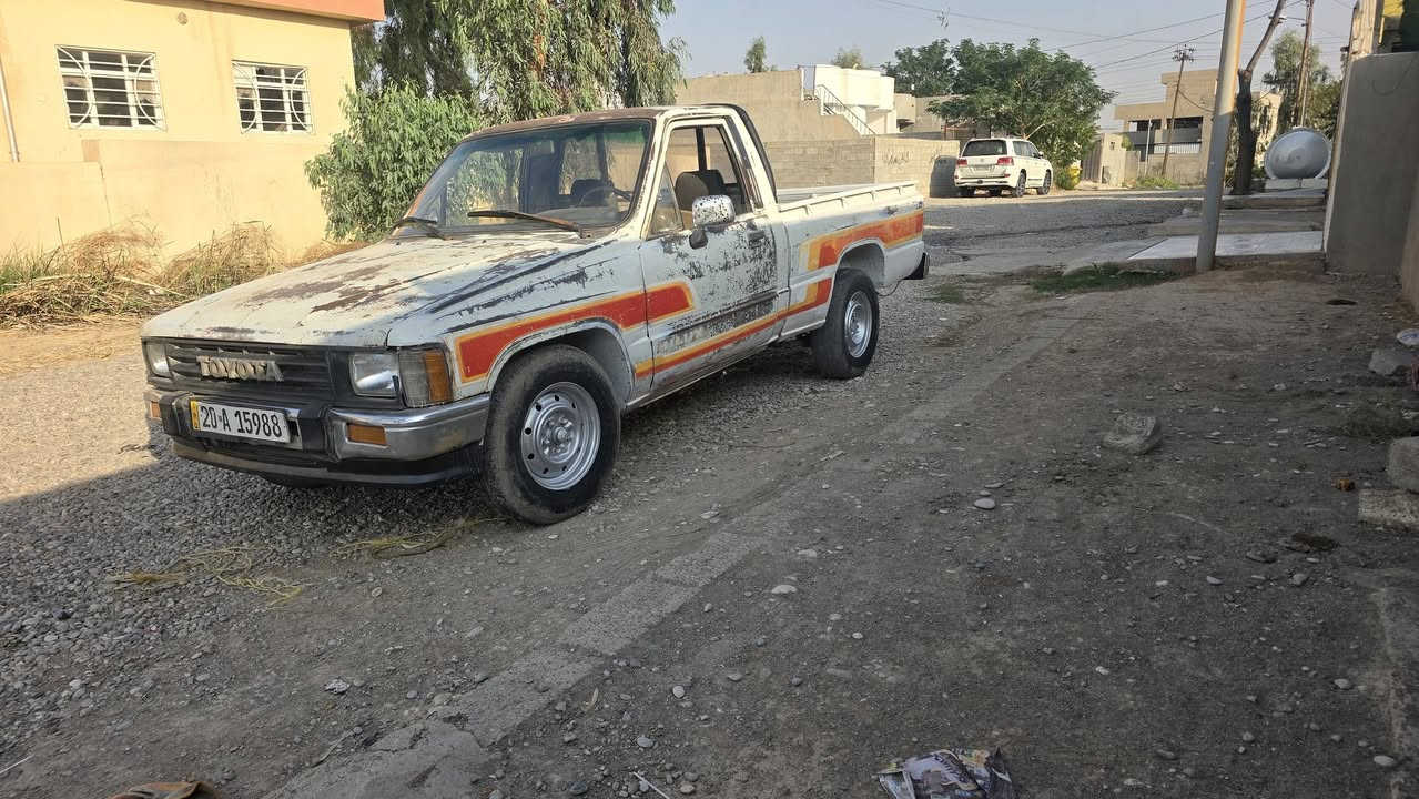 بيك اب • موديل ٨٨ • رقم ديالى