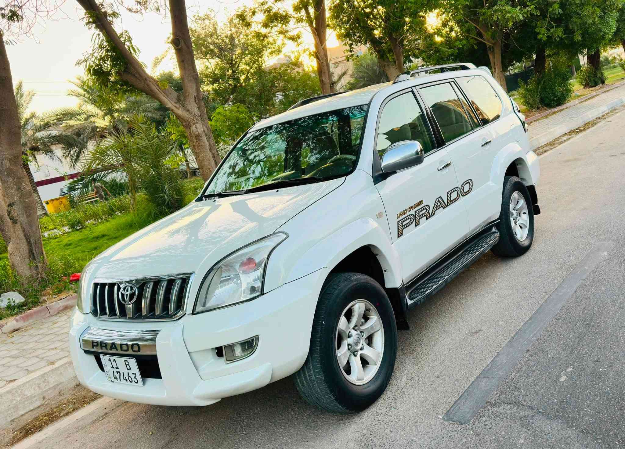 برادو 2008 كويتي 6 سلندر كفاله عاامه
السعر ١٥٧ بيه مجال بسيط رقم بغداد بسمي تحويل مباشر
من ضربه وصبغ وتبديل السياره جديده ماشيه ٢٠٠ الف سبعه راكب ٣ قطع تبريد 
الاستفسار ***********
مكان السياره كربلاء
