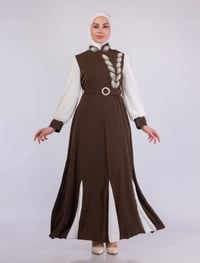 فستان • قماش جيسكا • مقاسات ٤٢-٥٢