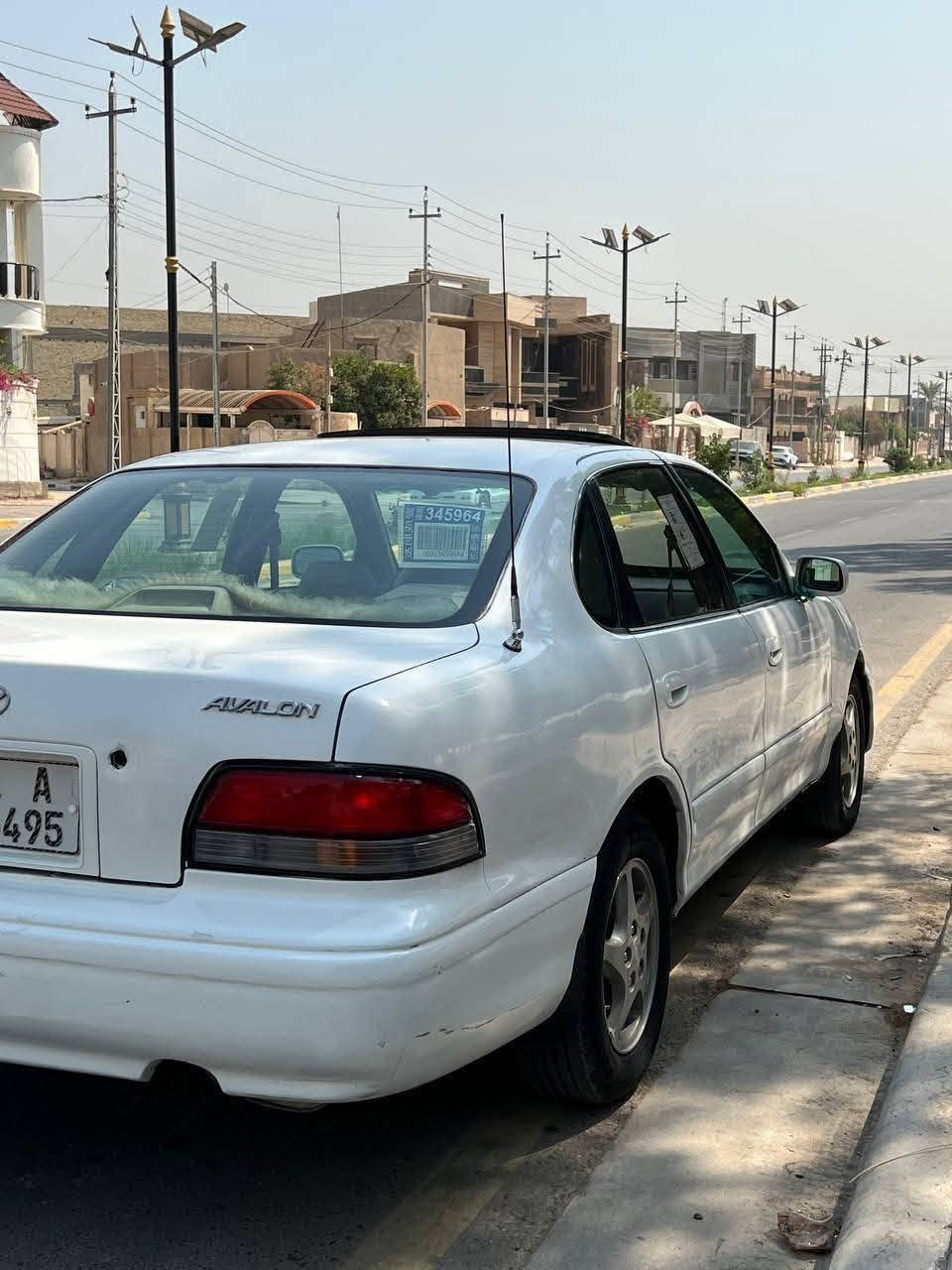 تويوتا. افلون.  موديل. 97.
رقم بغداد. انكليزي.  تحويل مباشر. 

كير. ومحرك حاويه. 6.سلندر. تدفئه تبريد. ثلج. 

تخم تاير نضيف حداديه نضيفه.كهربائيات كله شغال. 

فتحه. سقف. مكفوله من الضربه. القويه. والعيب الشرعي.  

السعر. 43.  العنوان كربلاء طويريج. ***********
