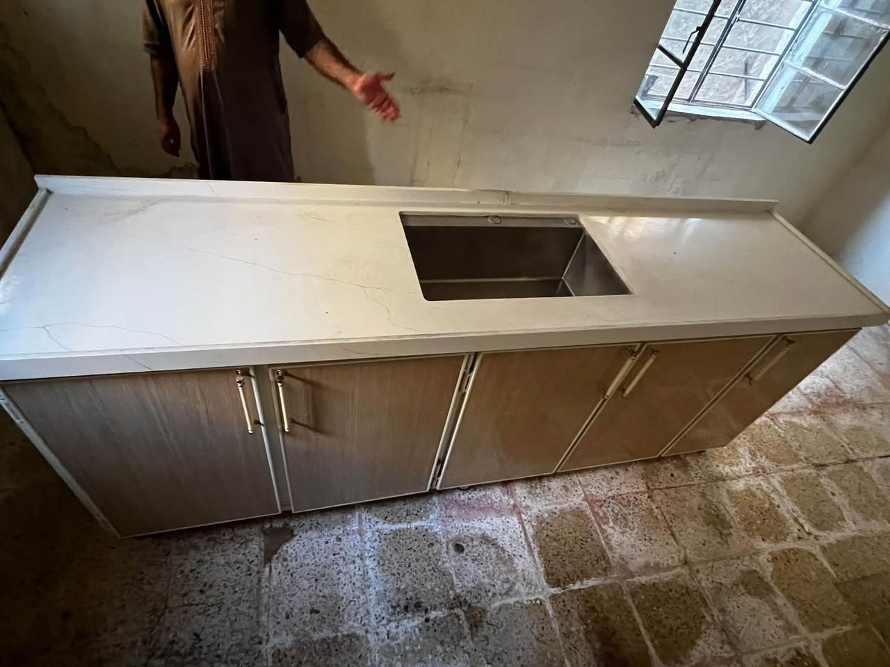 سنگ مطبخي المنيوم تركي ومرمر وحوض كامل ونضيف 
للاستفسار ***********
