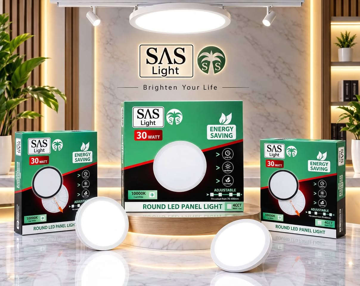 وفرنا لكم بانل ليد (Round LED Panel Light) الأصلي والعالي الجودة

 بتصميم أنيق وإضاءة مريحة للعين، مع ميزات متطورة:

🔹 متوفر بقدرات مختلفة (مثل 20 واط و 30 واط و 40 واط).
🔹 إضاءة قوية وموفرة للطاقة (Energy Saving).
🔹 درجة لون 10000K أبيض صافي / 4 CCT.
🔹 تصميم عملي قابل للتعديل (Adjustable).

​مناسب للمنازل، المكاتب، والشركات لإضفاء لمسة جمالية وإنارة مثالية.
​📞 للحجز والاستفسار، يرجى الاتصال أو مراسلتنا عبر الواتساب على الرقم:
 ***********

مجمع سوق الشيوخ المركزي
حي الجوادين الشارع العام
قرب السيطرة...
