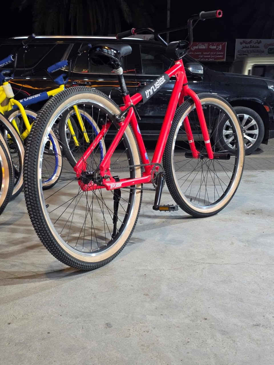 بايسكل ماركه امریکیه نوع BMX حجم 29 نضافه 95 بلميه استخدام شهر واحد فقط بايسكل تعليك وحركات لون احمر BMX
حديد المنيوم جيد وخفيف والتايرات اصليه مال شركه والبريك شغال نضيف كلش
السعر 210 الاف ومجاله 200 قفل او
مراوسه بدراجه سكنس ss60 مع دفع الفرق
للاستفسار او الشراء
الرقم ***********
العنوان بغداد الجديده
