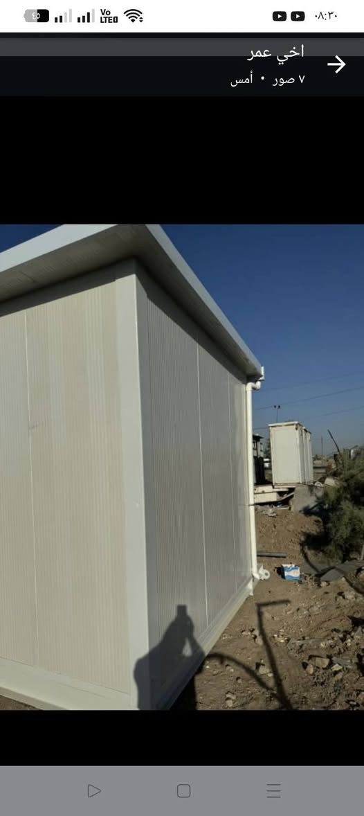 غرفة براد ساندويج بنال بدون جهاز سمك 10 سم طول 3 عرض 5. ارتفاع 3 م بدون جهاز ضد الحريق  مكون من باب خاصه البرادات منشأ تركي الارضيه شاصي بوري  قياس ,3 و بليت مع بلوك خشب درجه اولى جنل قياس 8 جديد للبيع الاتصال ***********
