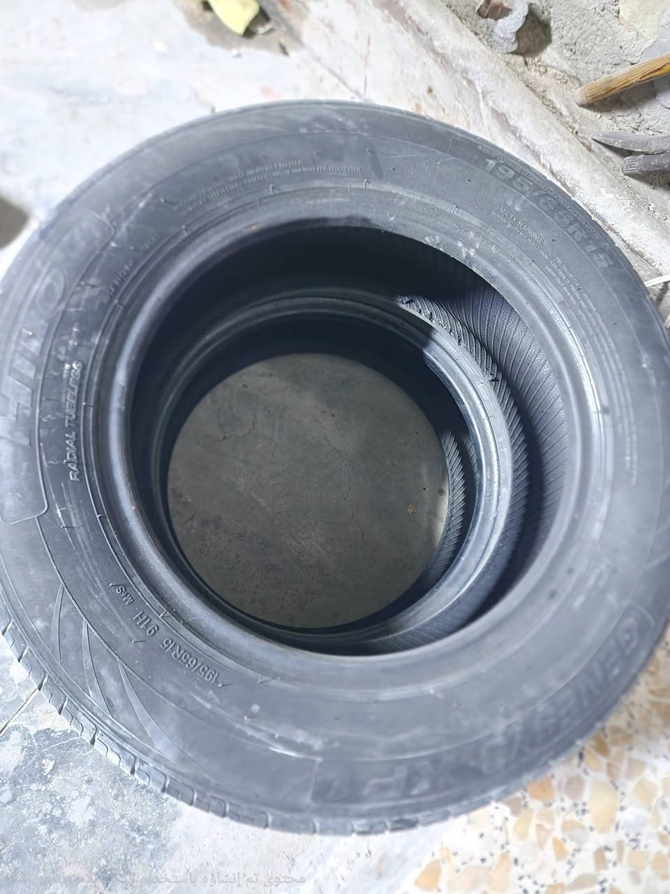 195/65/15 • سمند بيجو • نضيف ونص عمر