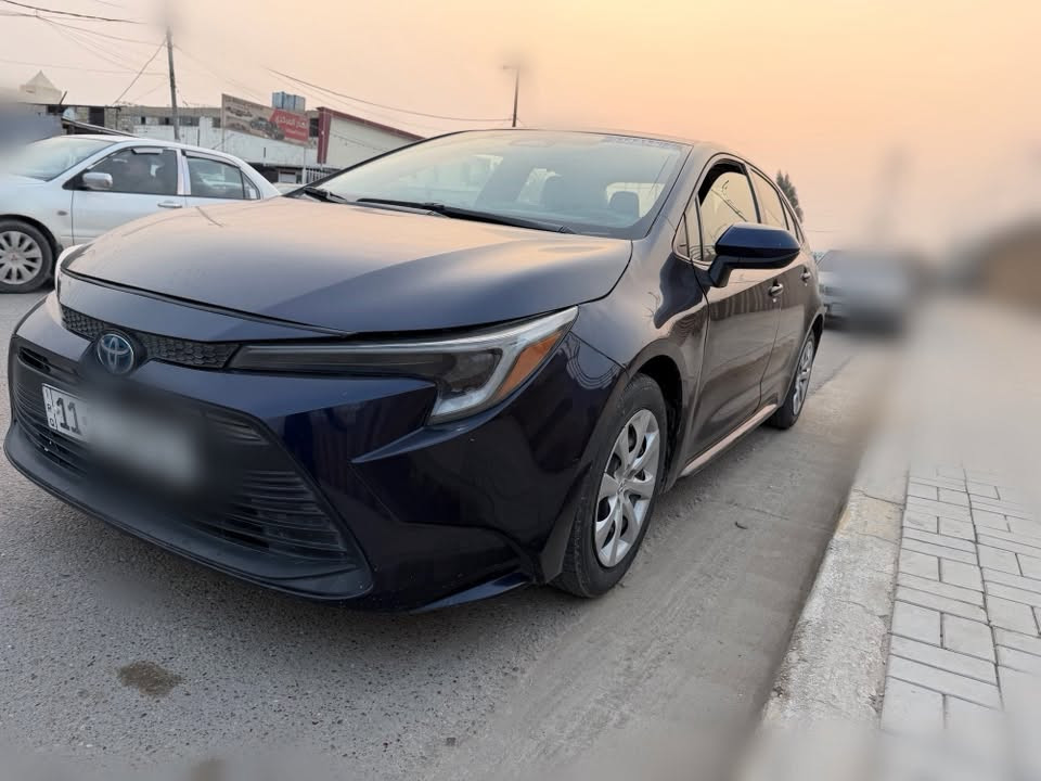 كورلا ٢٠٢٣  هايبرد وارد امريكي
لون السياره نيلي 
رقم بغداد 
مواصفات LE 
اناره داخليه محيطيه متغيره 
ممشى السياره 84 الف ميل سياره نضيفه م ناقصها شي 
حادثها بنيد صبغ فقط وبيها ملاحظات بسيطه تكحيل فقط وموجود سونار بيها 
سعر ١٣٥ وبيها مجال 
للتواصل واتساب *********** 
صوره الحادث بالمنشور 
 مكان السياره الفلوجه
