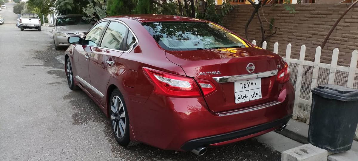 Nissan altima 2017 SV 

ناو زه رد 
رادار 
دوسه التيما
كاميرا 
يه ك ده سته له شەحنەوە
٦٠ هەزار رۆشتوە 
هەمو شتێکی نوێیە 
پشتو پێشی کەپسە 
بەشەرت
دوو پارچە و دوو پلە بۆیاخی هەیە

مەجالێکی کەمی تێدایە

96$

*********** السليمانية, العراق

نص مكتوب في الصور:
- SV